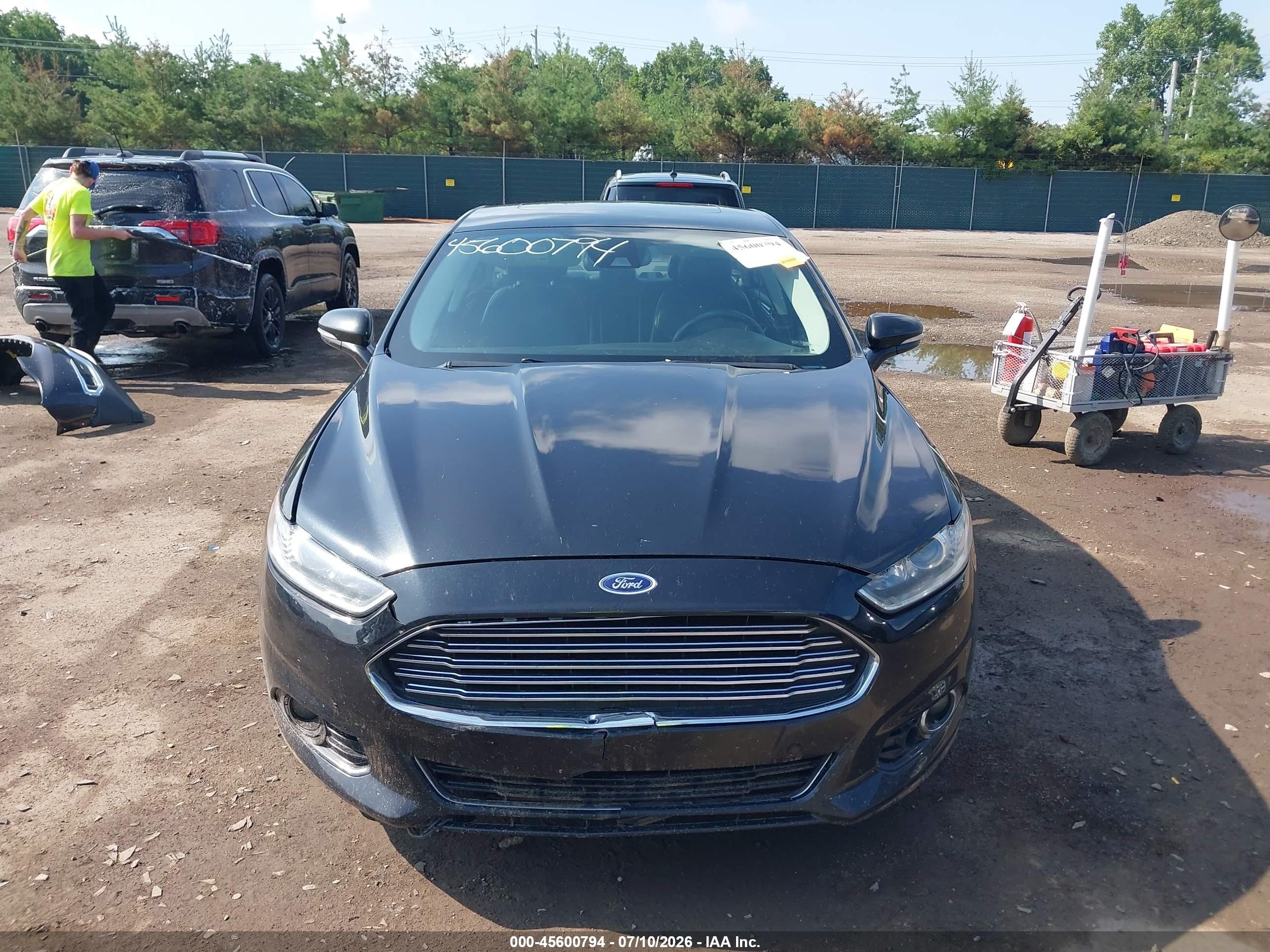 2015 Ford Fusion Titanium Black vin: 3FA6P0D9XFR240623