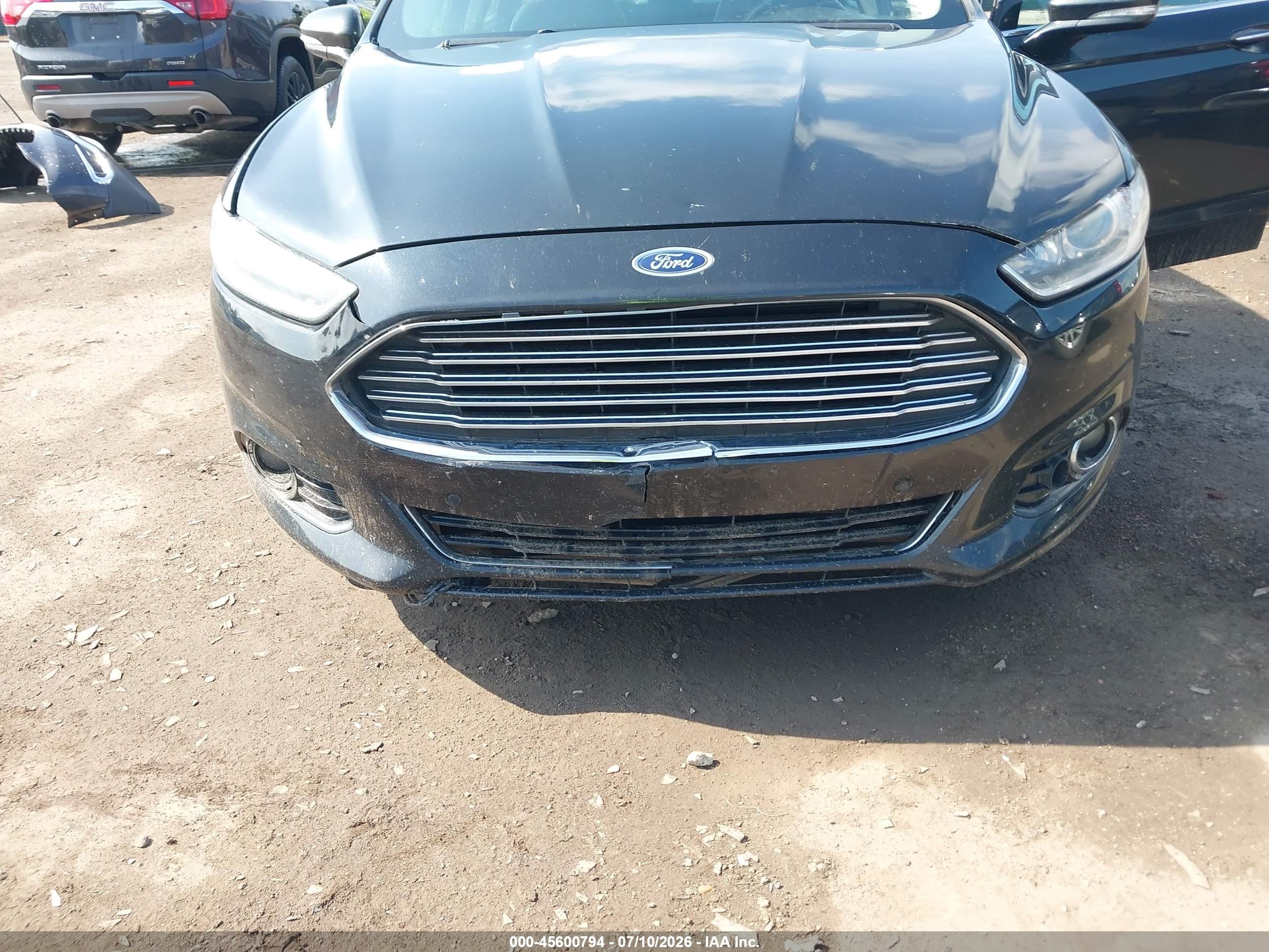 2015 Ford Fusion Titanium Black vin: 3FA6P0D9XFR240623
