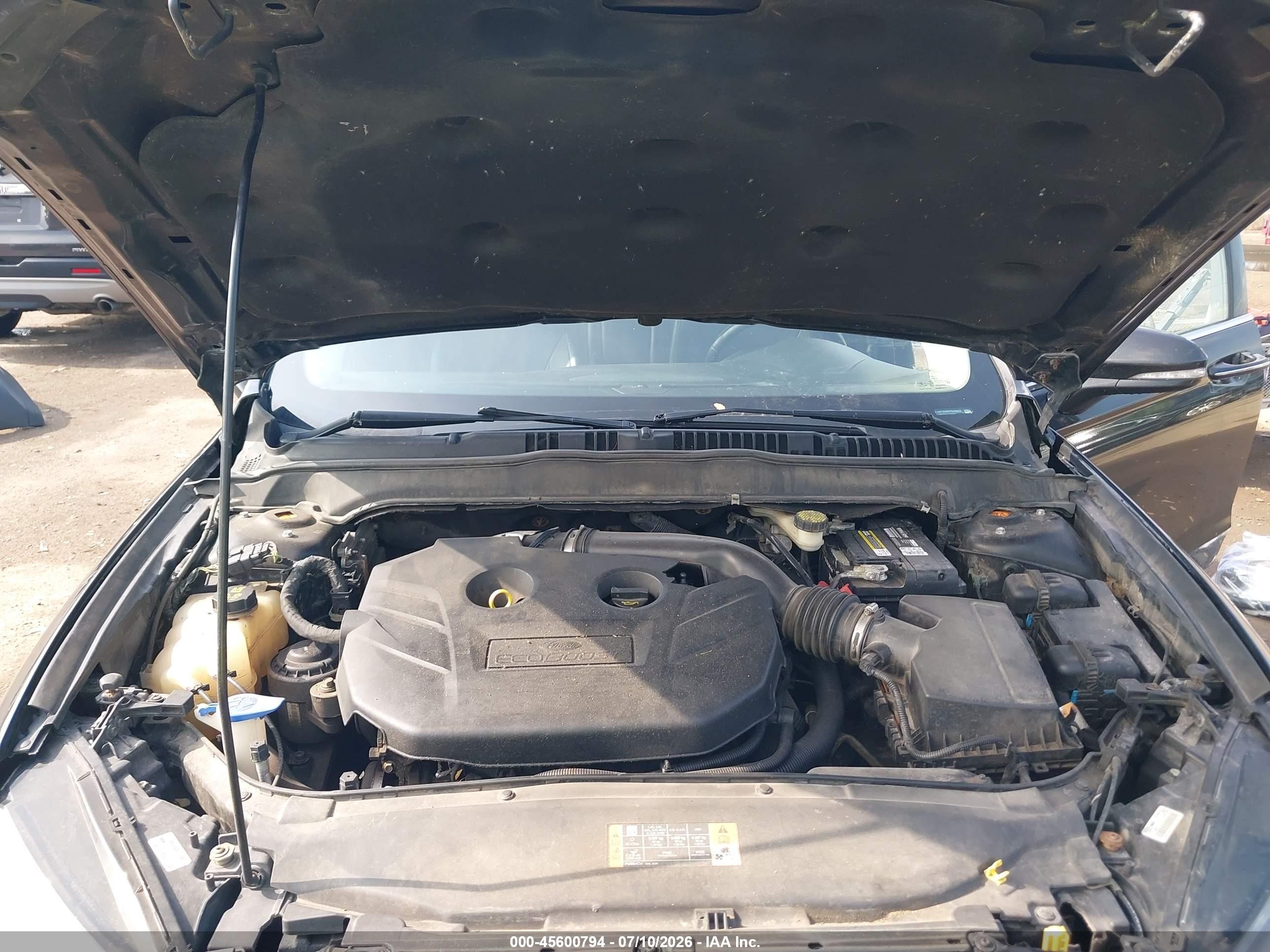 2015 Ford Fusion Titanium Black vin: 3FA6P0D9XFR240623