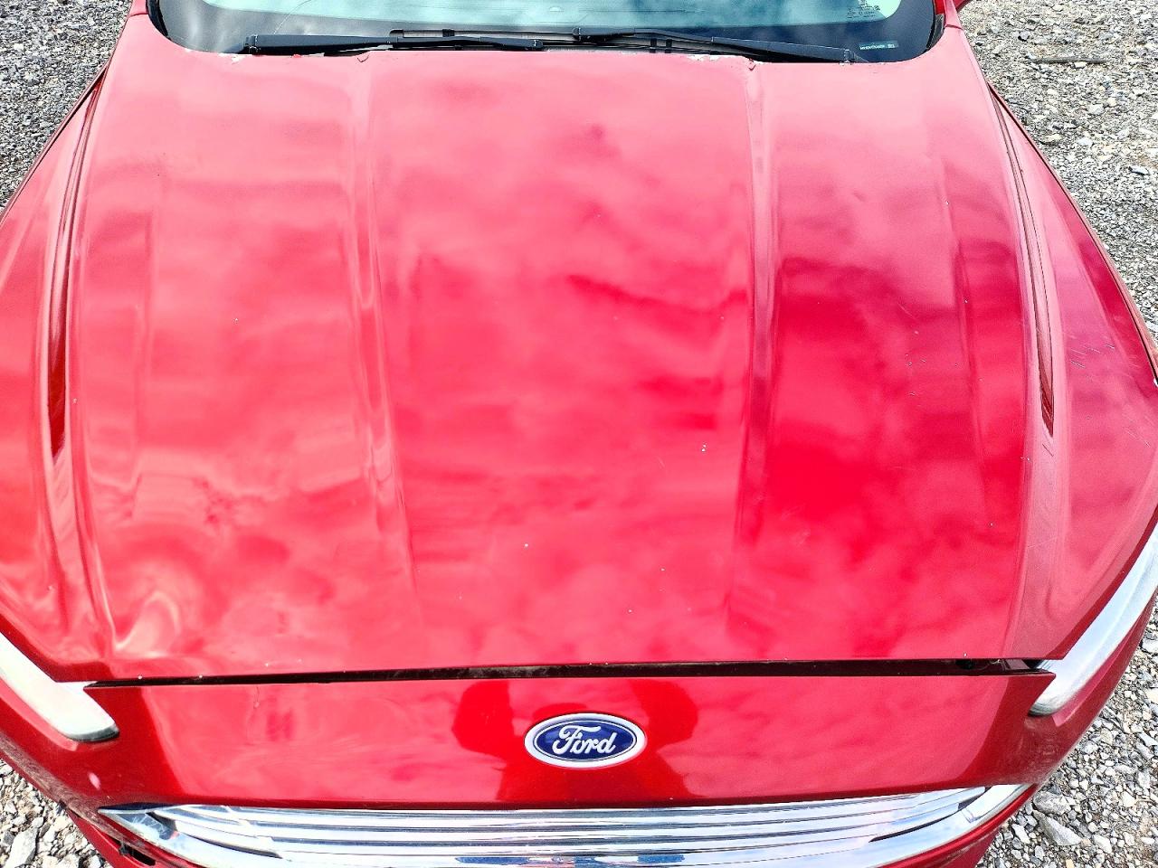 2015 Ford Fusion Titanium Red vin: 3FA6P0D9XFR246535