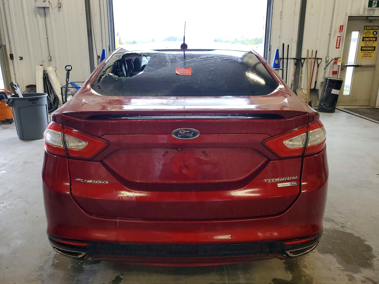 2015 Ford Fusion Titanium Red vin: 3FA6P0D9XFR246535