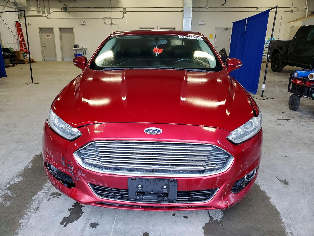 2015 Ford Fusion Titanium Red vin: 3FA6P0D9XFR246535