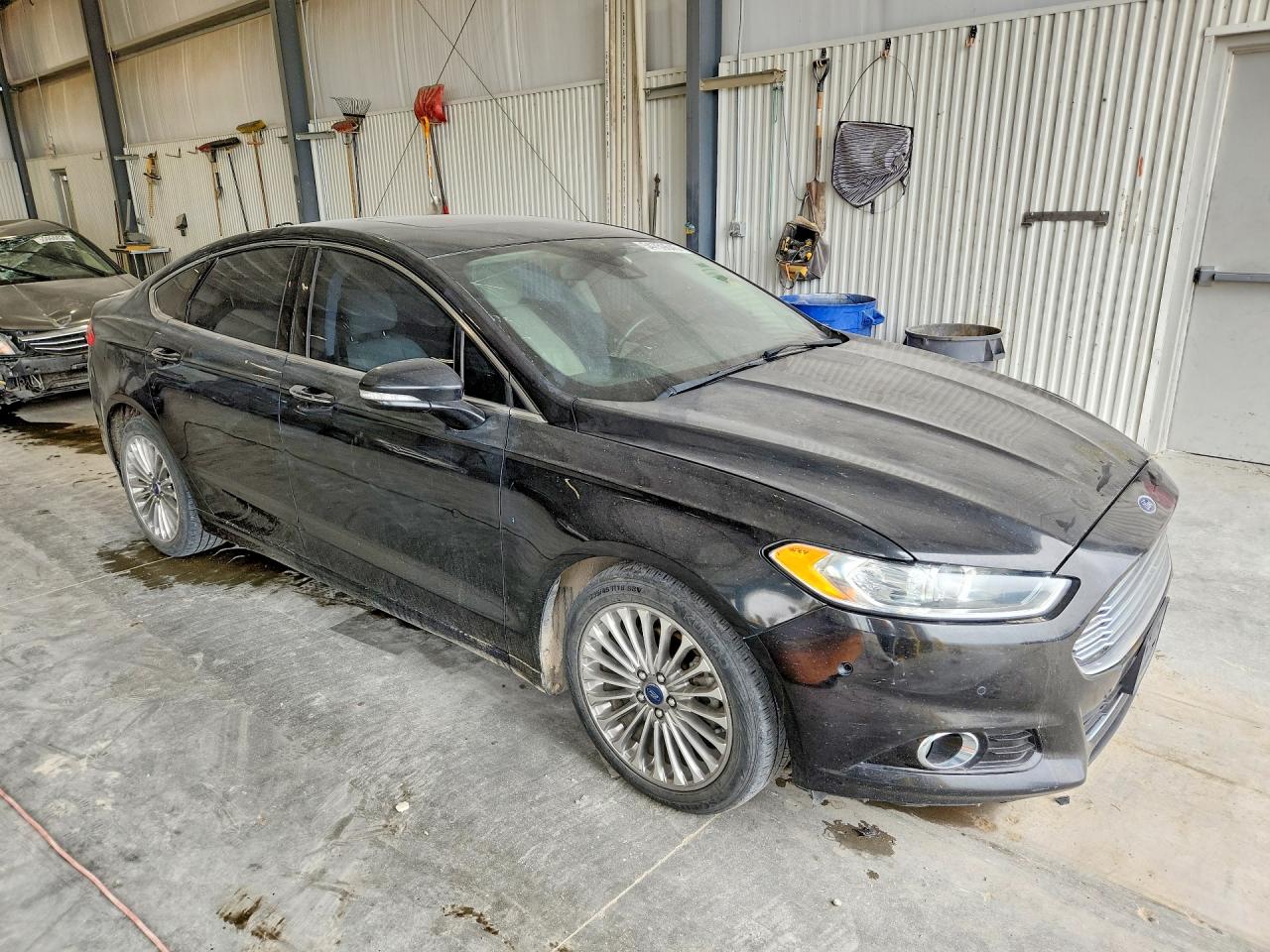 2015 Ford Fusion Titanium Black vin: 3FA6P0D9XFR250505
