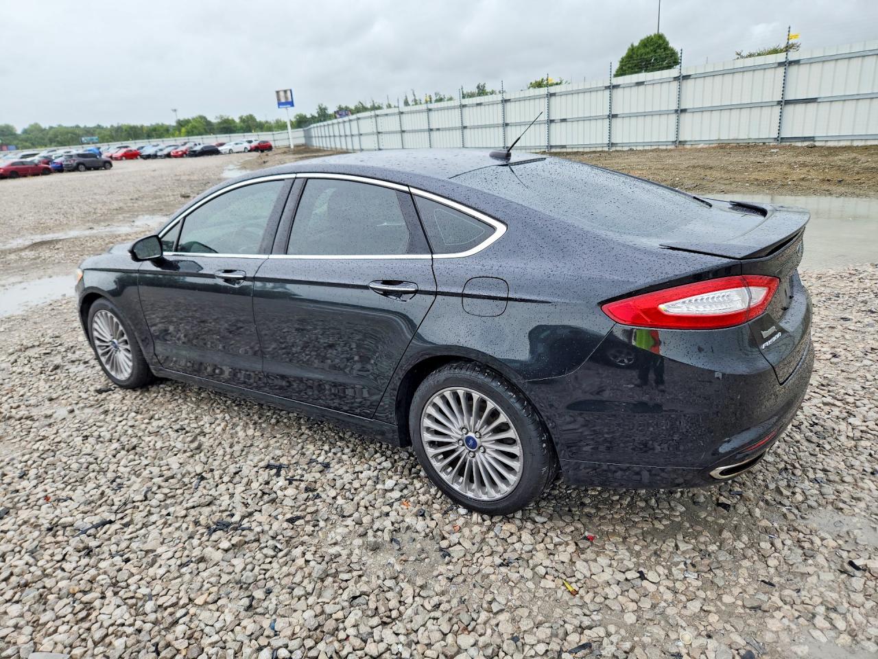 2015 Ford Fusion Titanium Black vin: 3FA6P0D9XFR250603