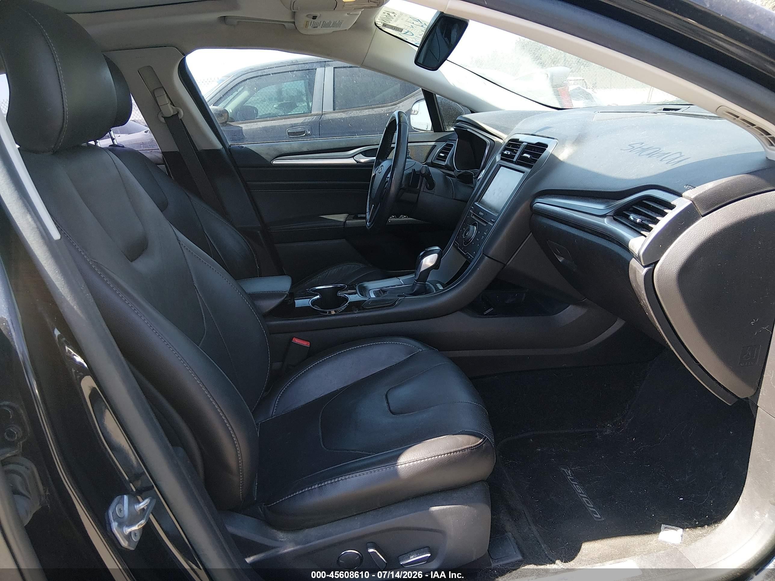 2015 Ford Fusion Titanium Black vin: 3FA6P0D9XFR285139