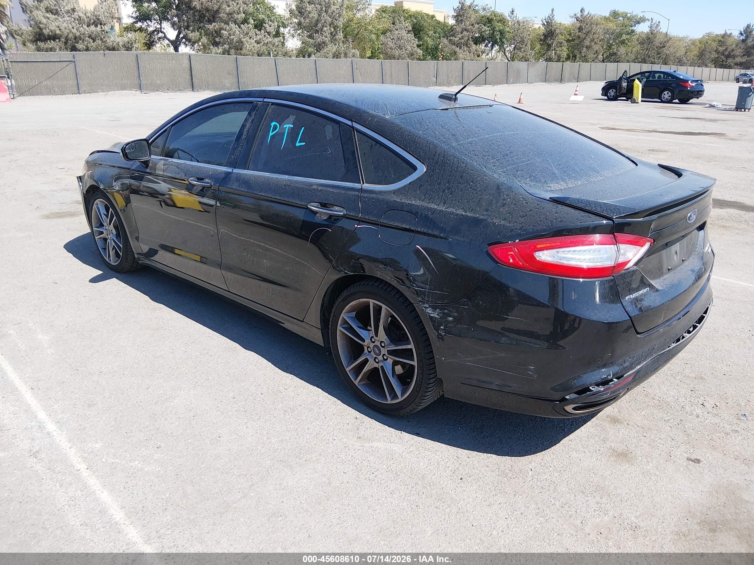 2015 Ford Fusion Titanium Black vin: 3FA6P0D9XFR285139