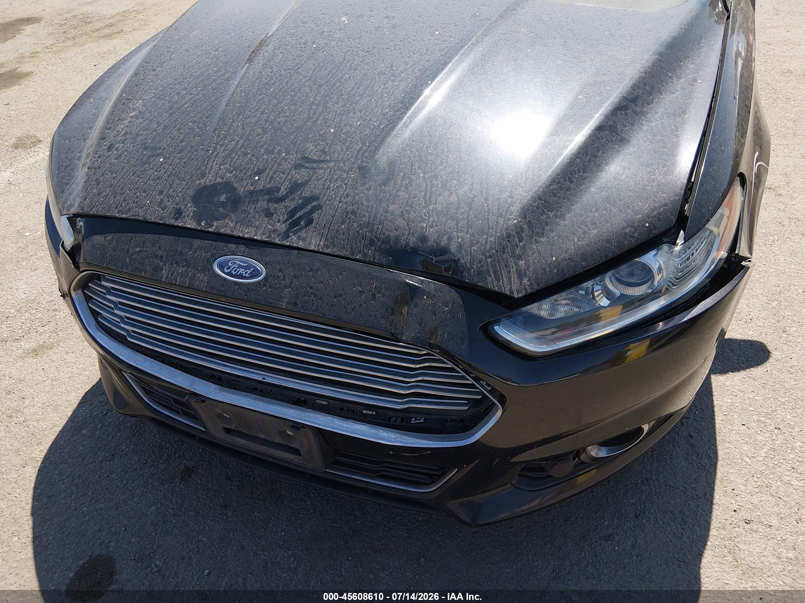 2015 Ford Fusion Titanium Black vin: 3FA6P0D9XFR285139