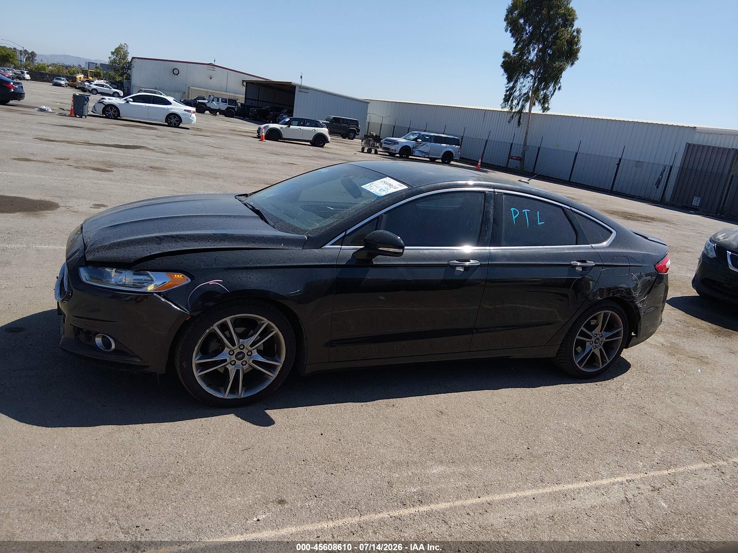 2015 Ford Fusion Titanium Black vin: 3FA6P0D9XFR285139