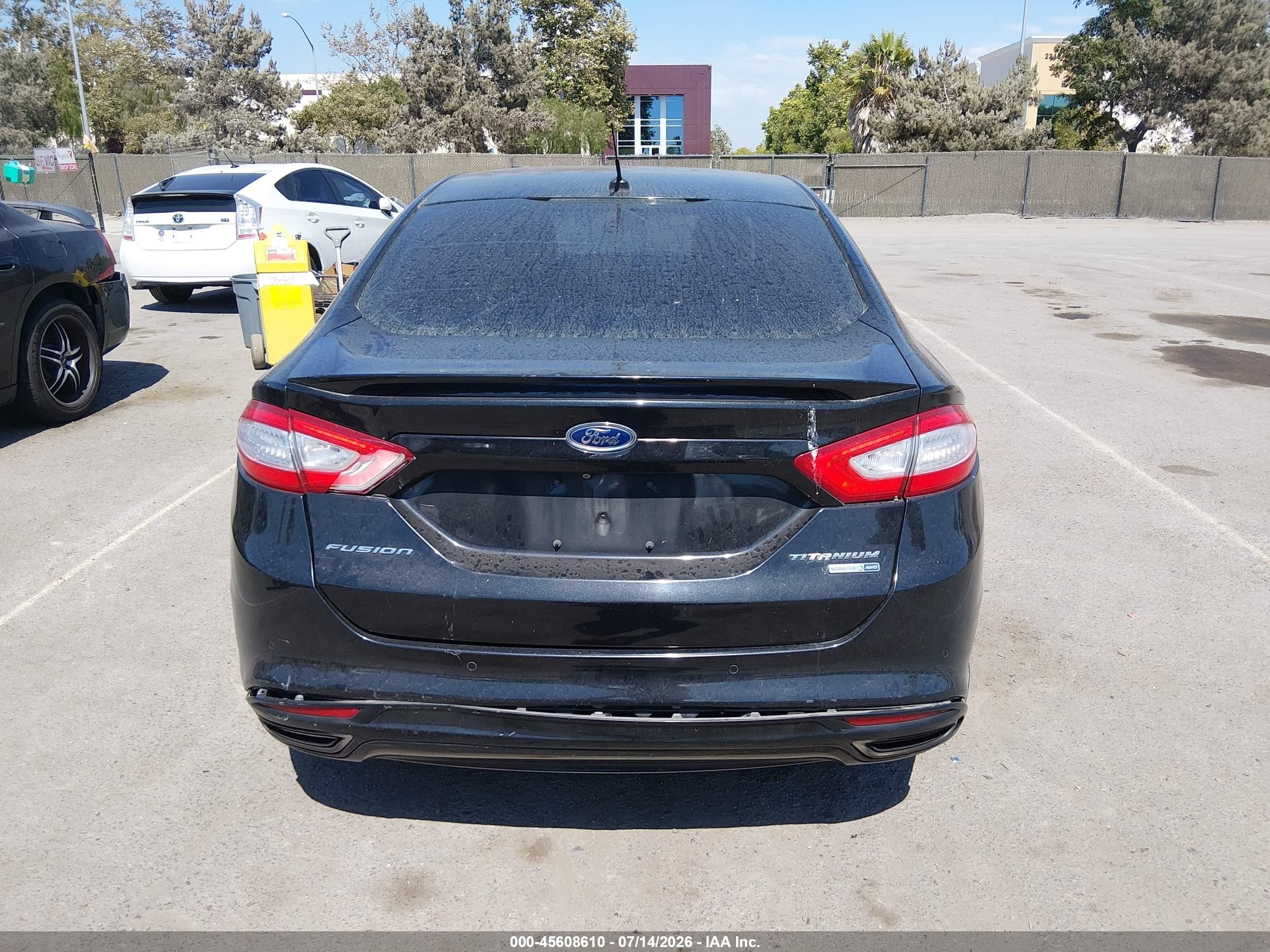 2015 Ford Fusion Titanium Black vin: 3FA6P0D9XFR285139