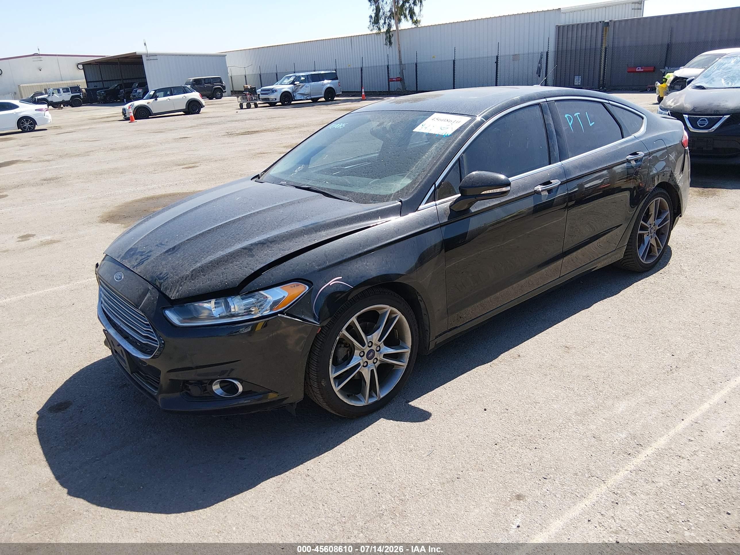 2015 Ford Fusion Titanium Black vin: 3FA6P0D9XFR285139