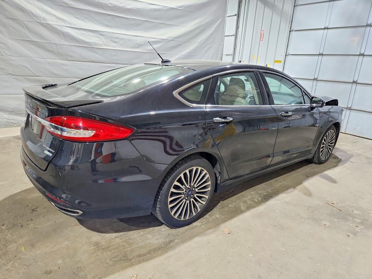 2018 Ford Fusion Titanium Black vin: 3FA6P0D9XJR188242