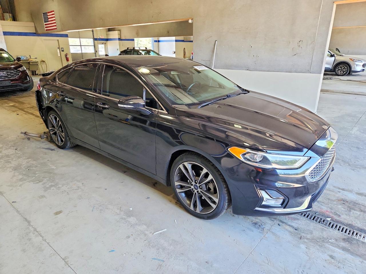 2020 Ford Fusion Titanium Black vin: 3FA6P0D9XLR175056