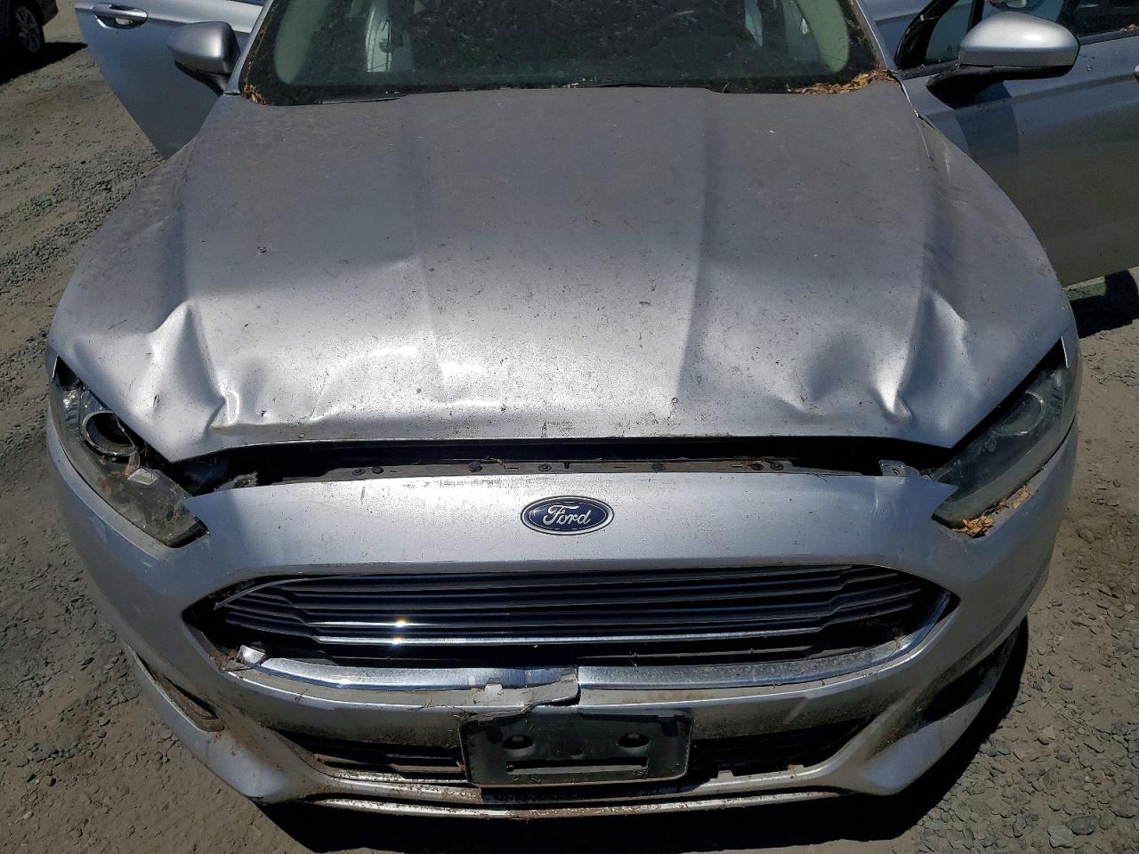 2014 Ford Fusion S Silver vin: 3FA6P0G70ER129409