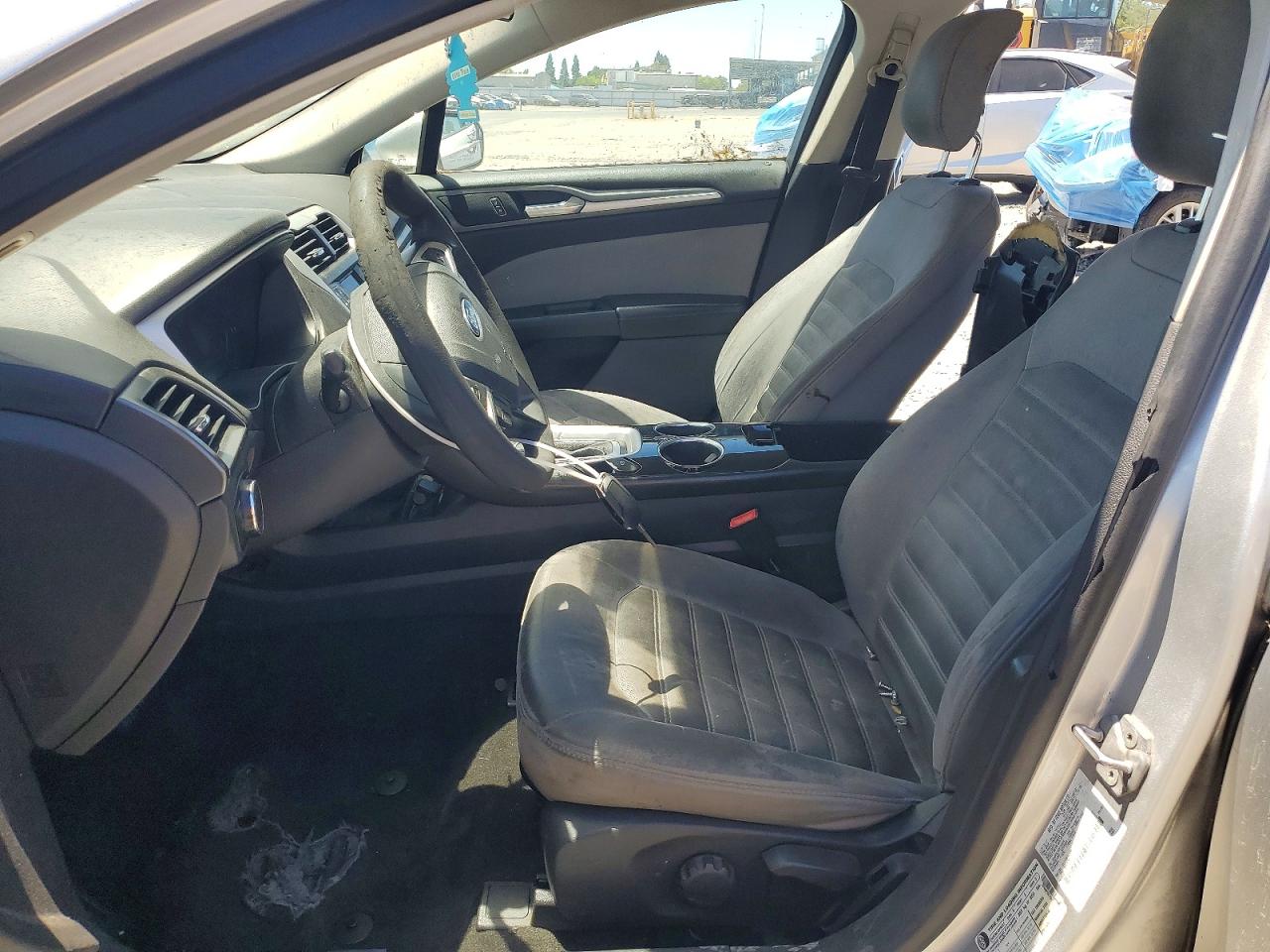 2014 Ford Fusion S Silver vin: 3FA6P0G70ER129409