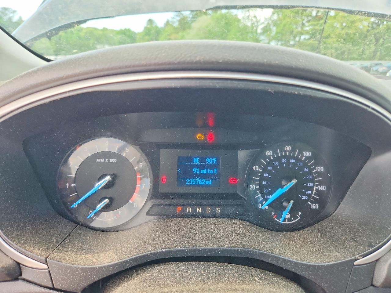 2014 Ford Fusion S Blue vin: 3FA6P0G70ER250151