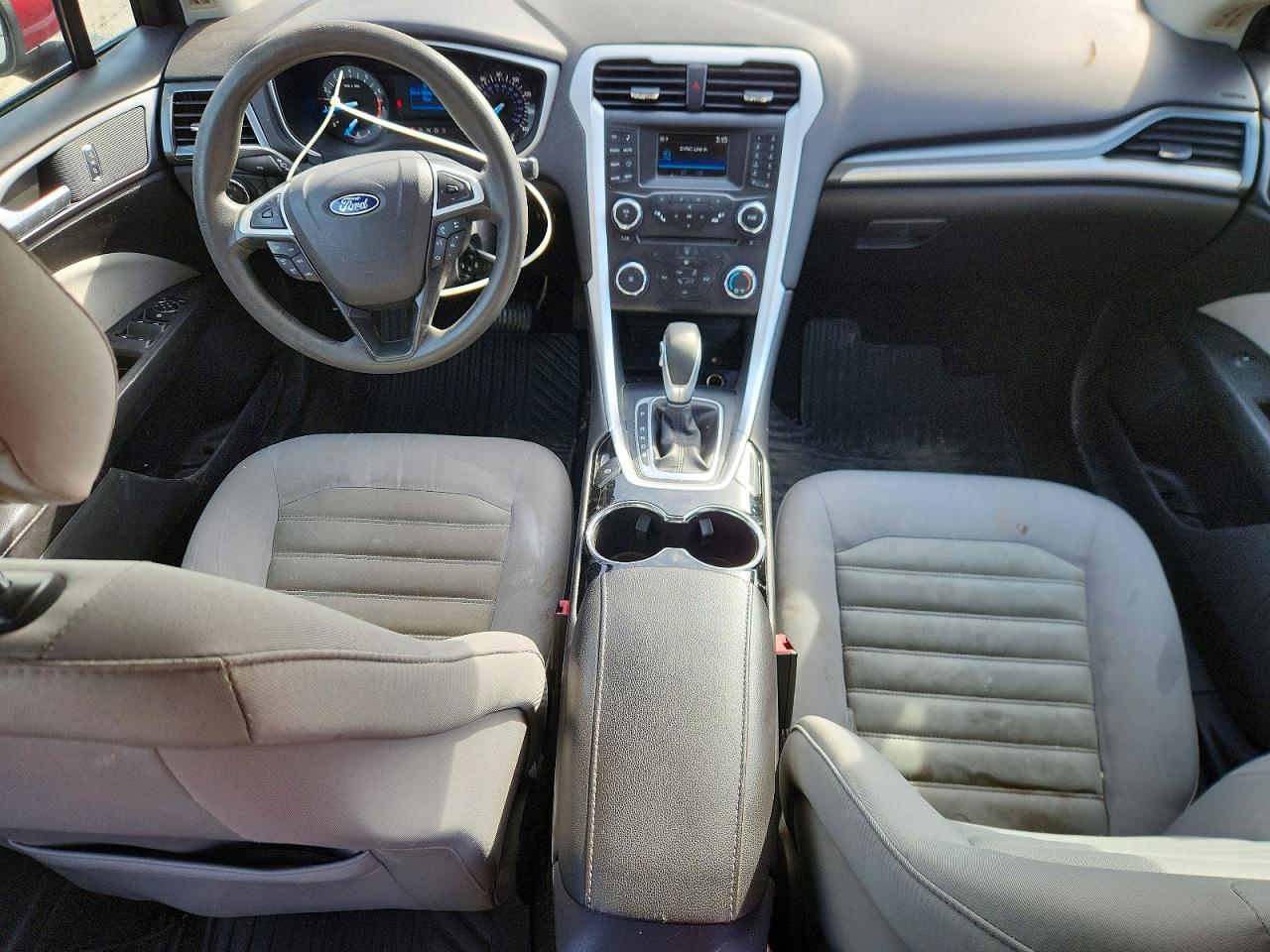 2015 Ford Fusion S Темно-бордовый vin: 3FA6P0G70FR149855