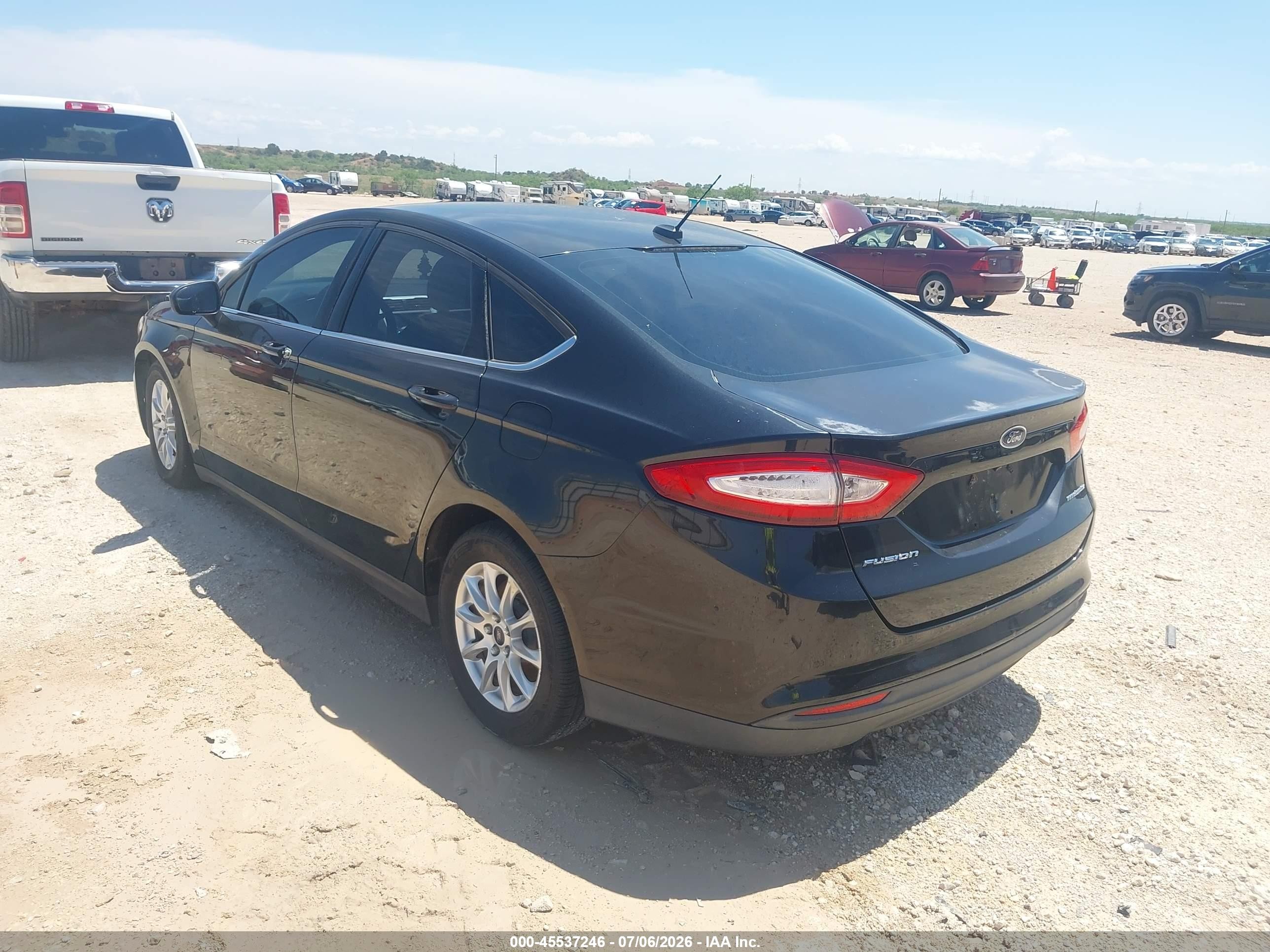 2015 Ford Fusion S Dark Blue vin: 3FA6P0G70FR181852