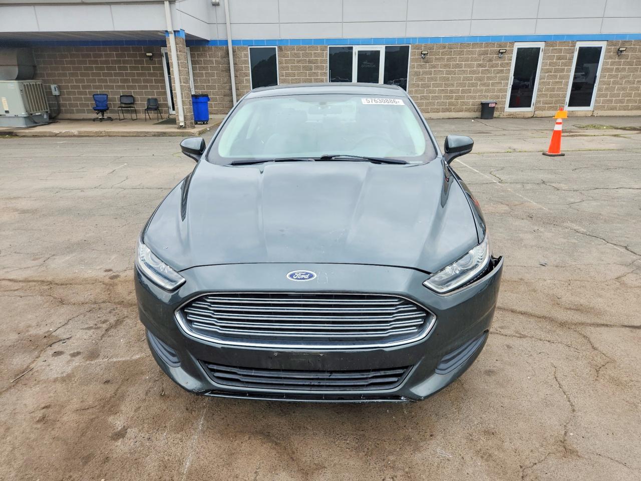2015 Ford Fusion S Gray vin: 3FA6P0G70FR203932