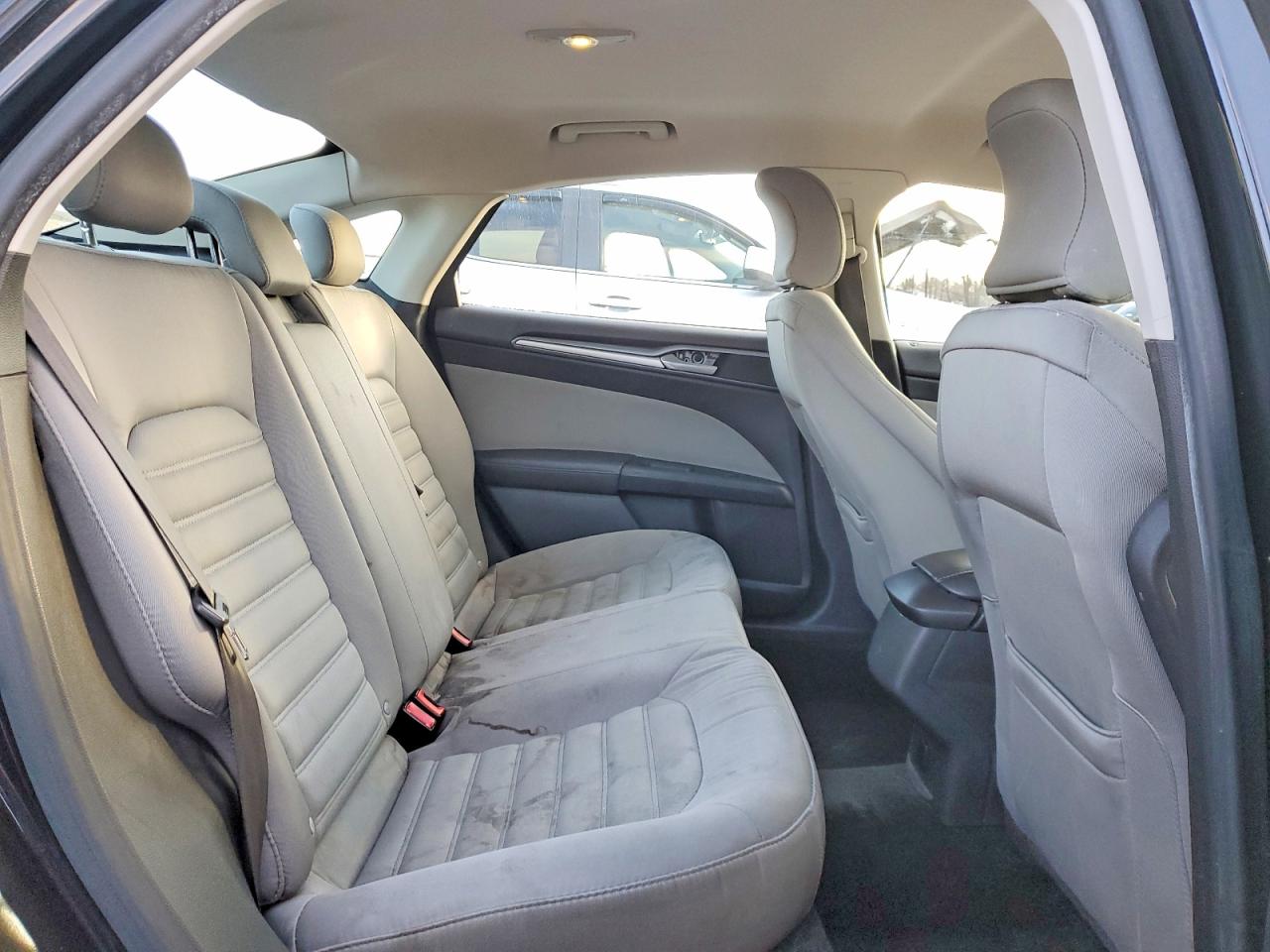 2015 Ford Fusion S Black vin: 3FA6P0G70FR243234