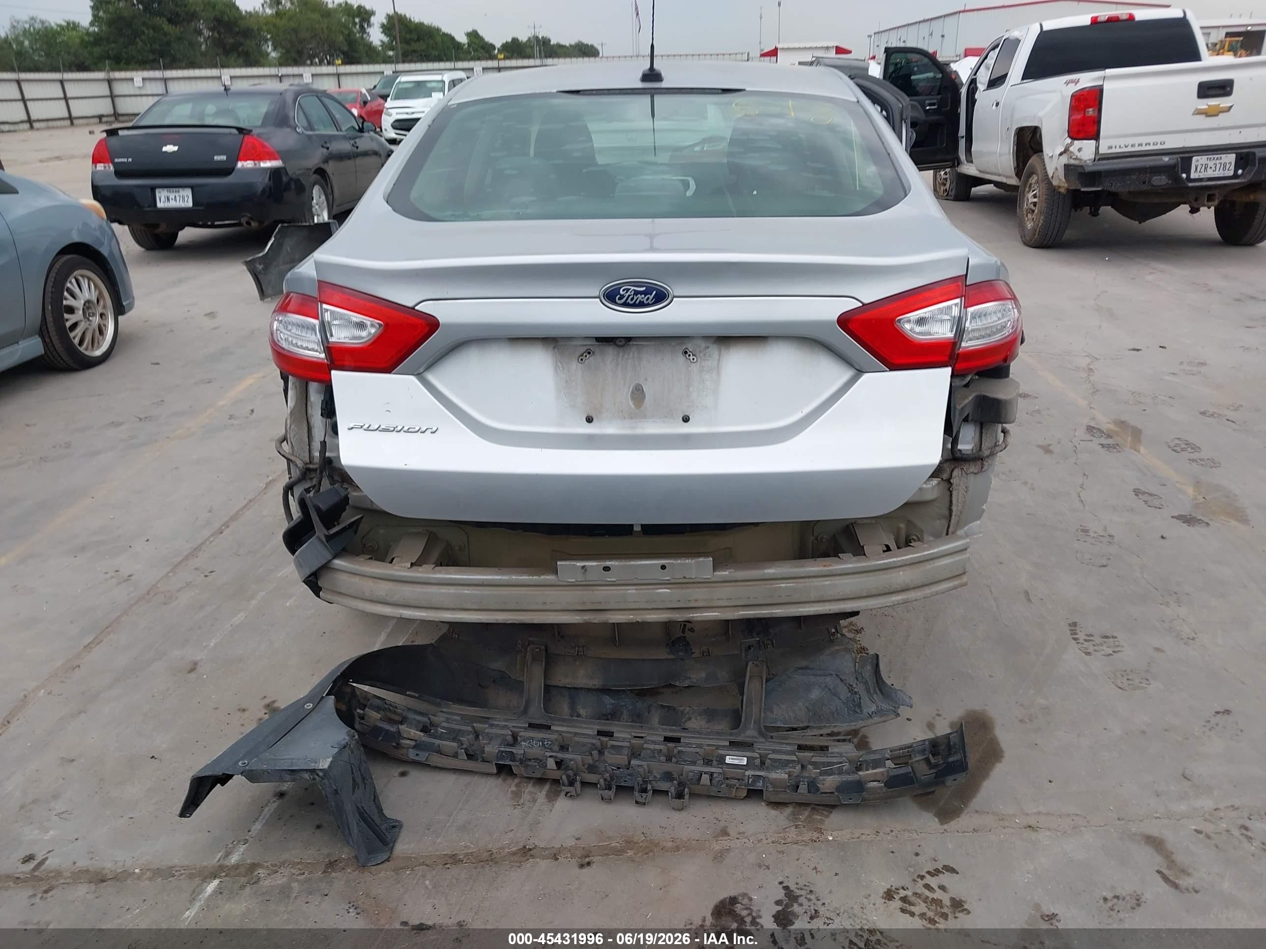2015 Ford Fusion S Silver vin: 3FA6P0G70FR263824
