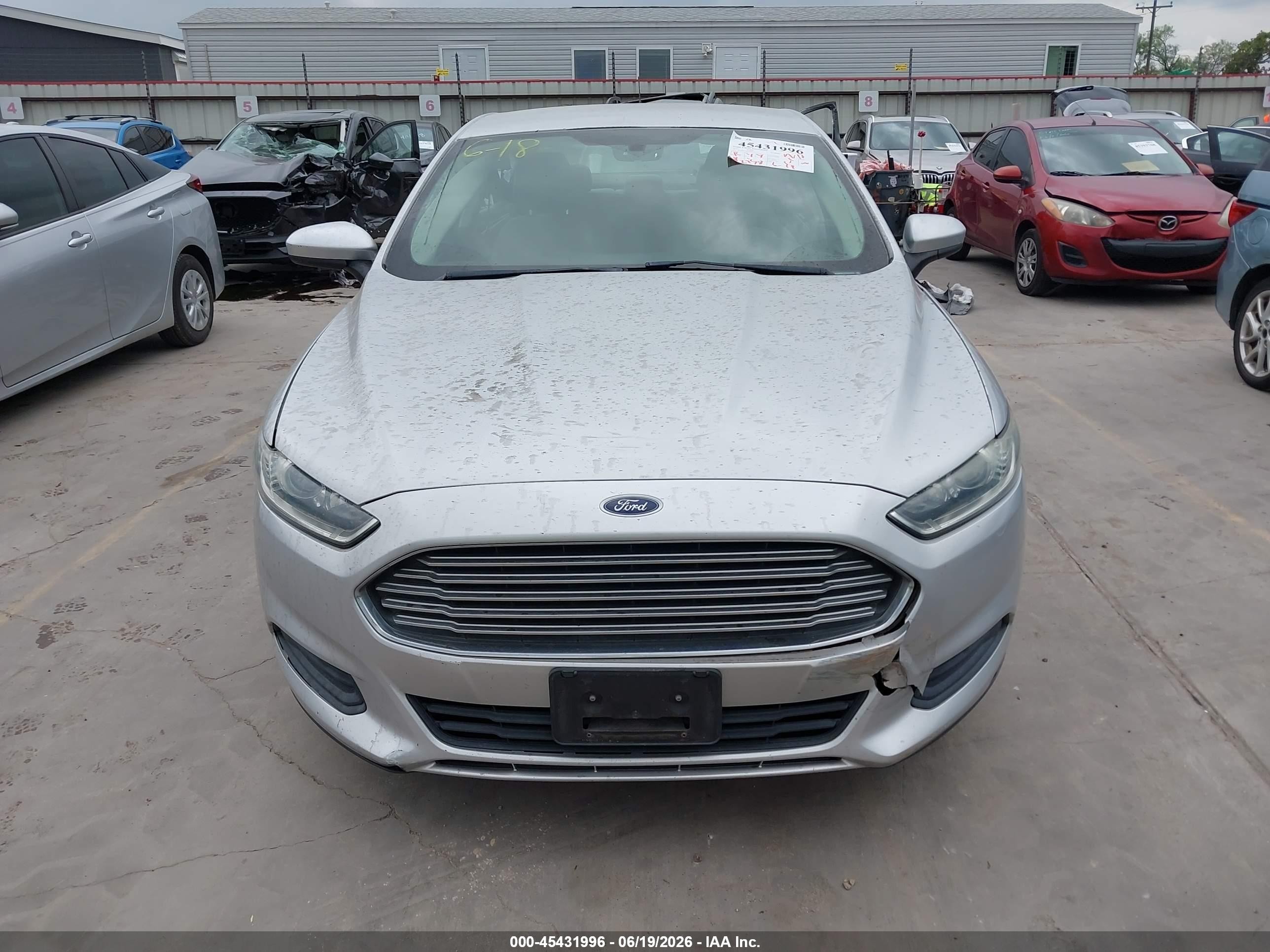 2015 Ford Fusion S Silver vin: 3FA6P0G70FR263824