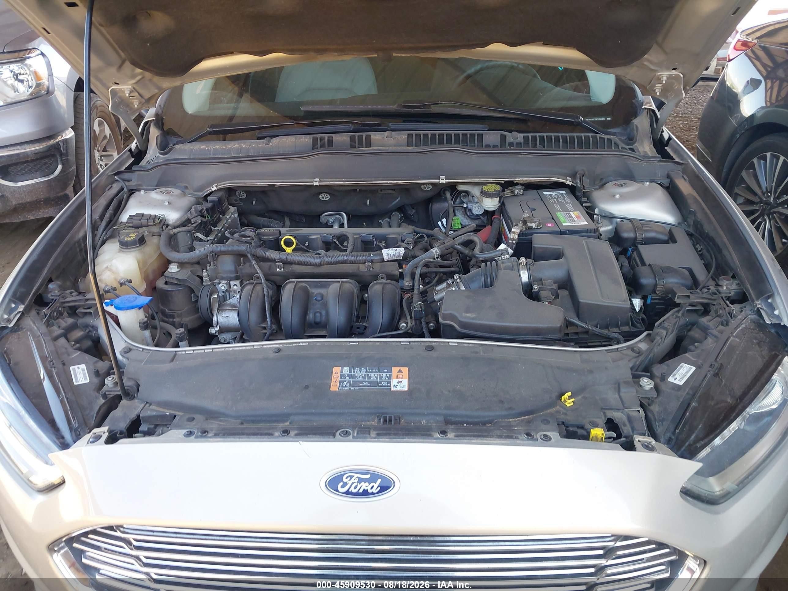 2015 Ford Fusion S Желто-коричневый vin: 3FA6P0G70FR295270