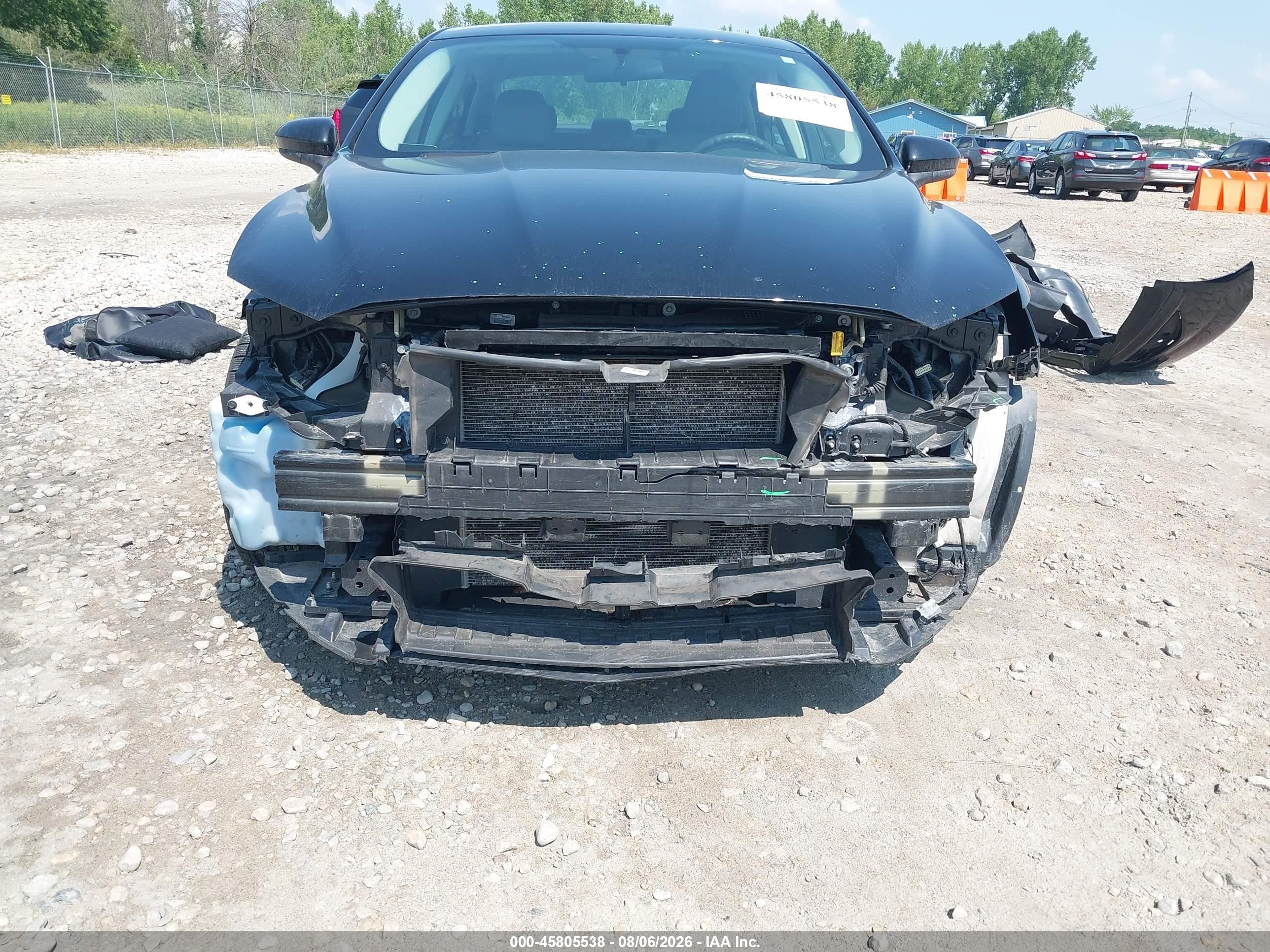 2016 Ford Fusion S Black vin: 3FA6P0G70GR191637