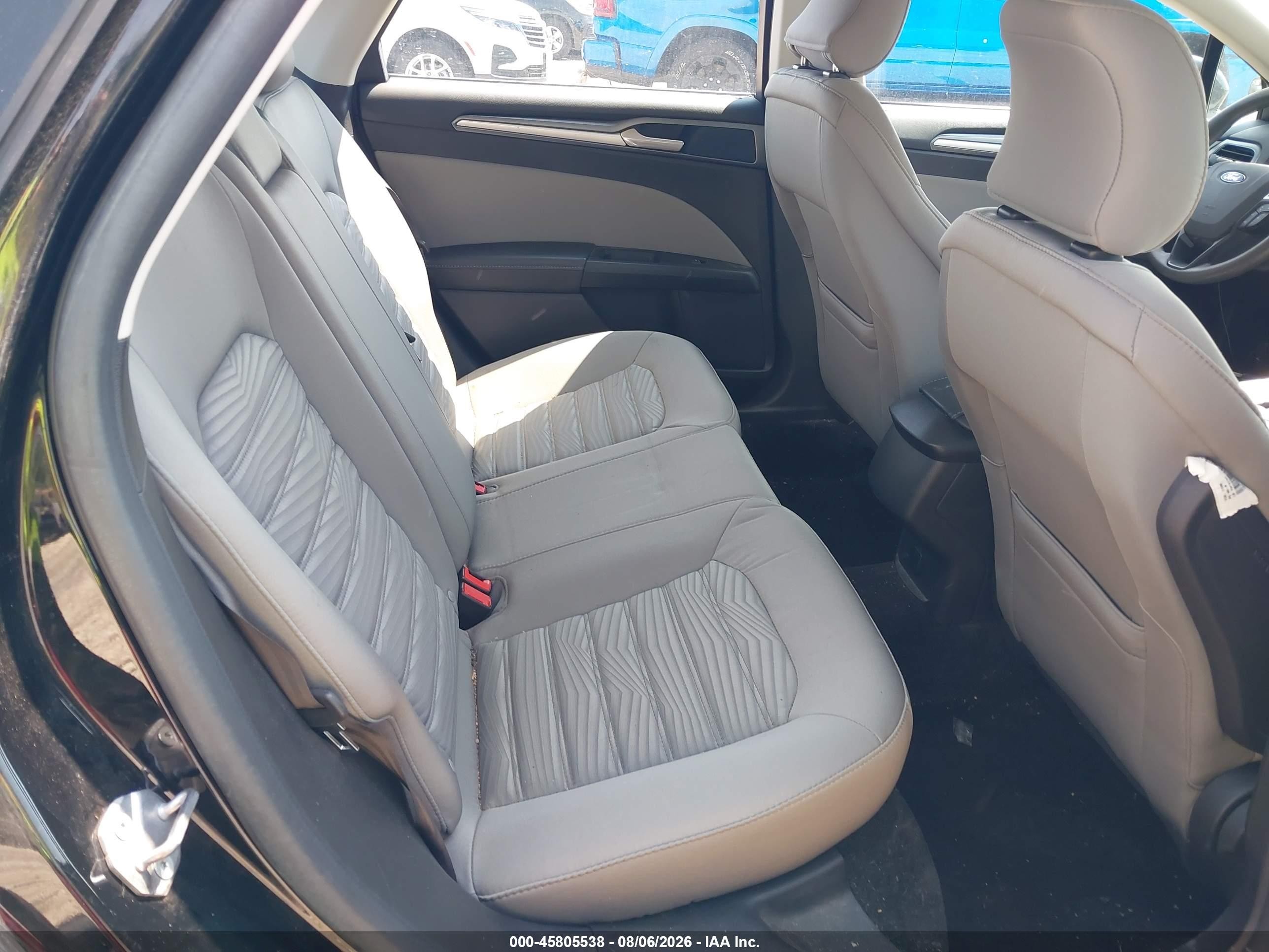 2016 Ford Fusion S Black vin: 3FA6P0G70GR191637