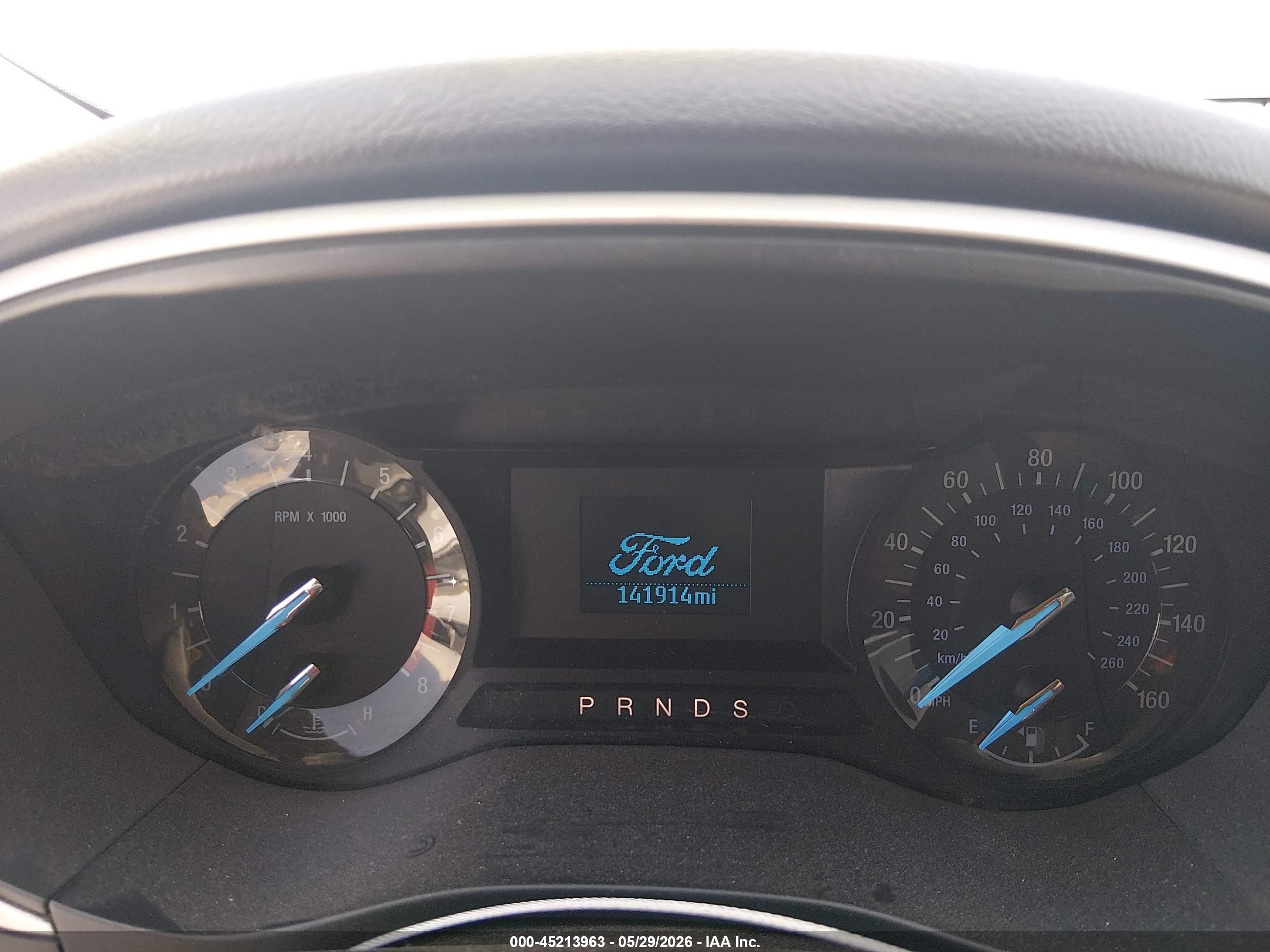 2013 Ford Fusion S Blue vin: 3FA6P0G71DR187883