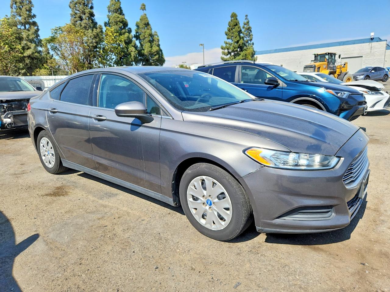 2013 Ford Fusion S Gray vin: 3FA6P0G71DR267703