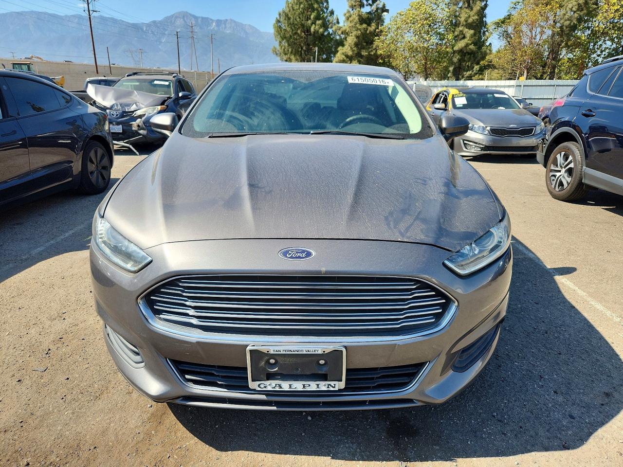 2013 Ford Fusion S Gray vin: 3FA6P0G71DR267703