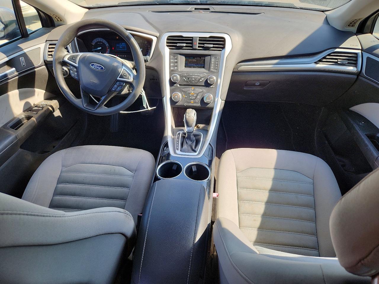 2013 Ford Fusion S Gray vin: 3FA6P0G71DR267703