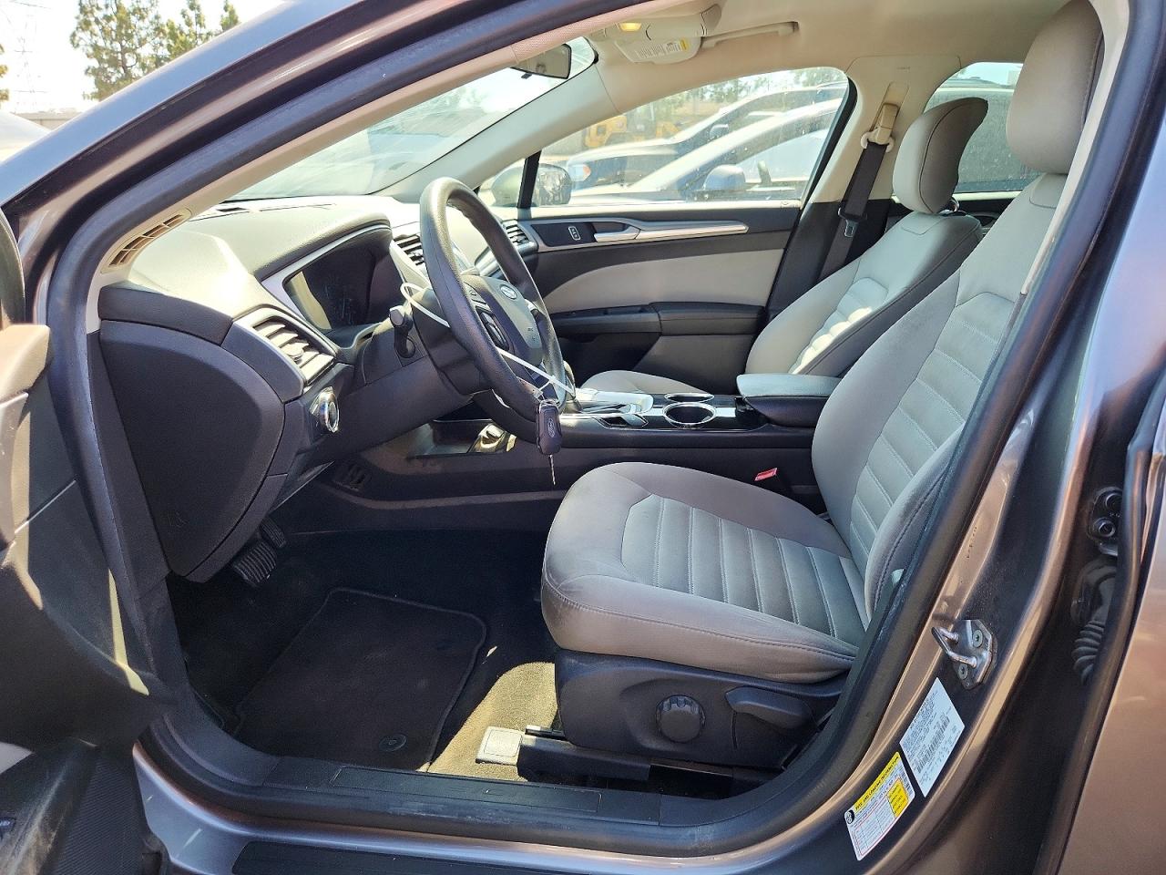 2013 Ford Fusion S Gray vin: 3FA6P0G71DR267703