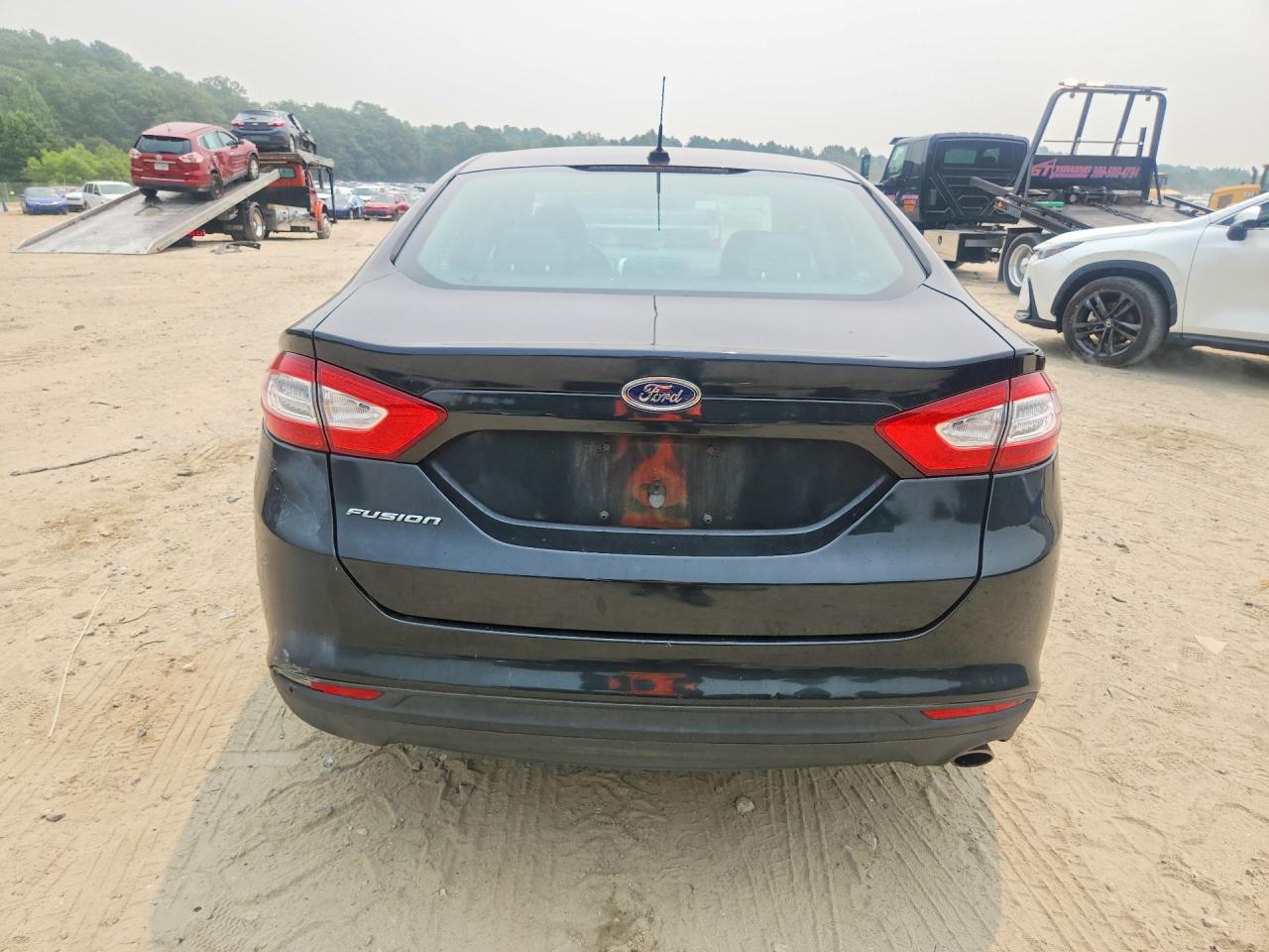 2014 Ford Fusion S Black vin: 3FA6P0G71ER252622