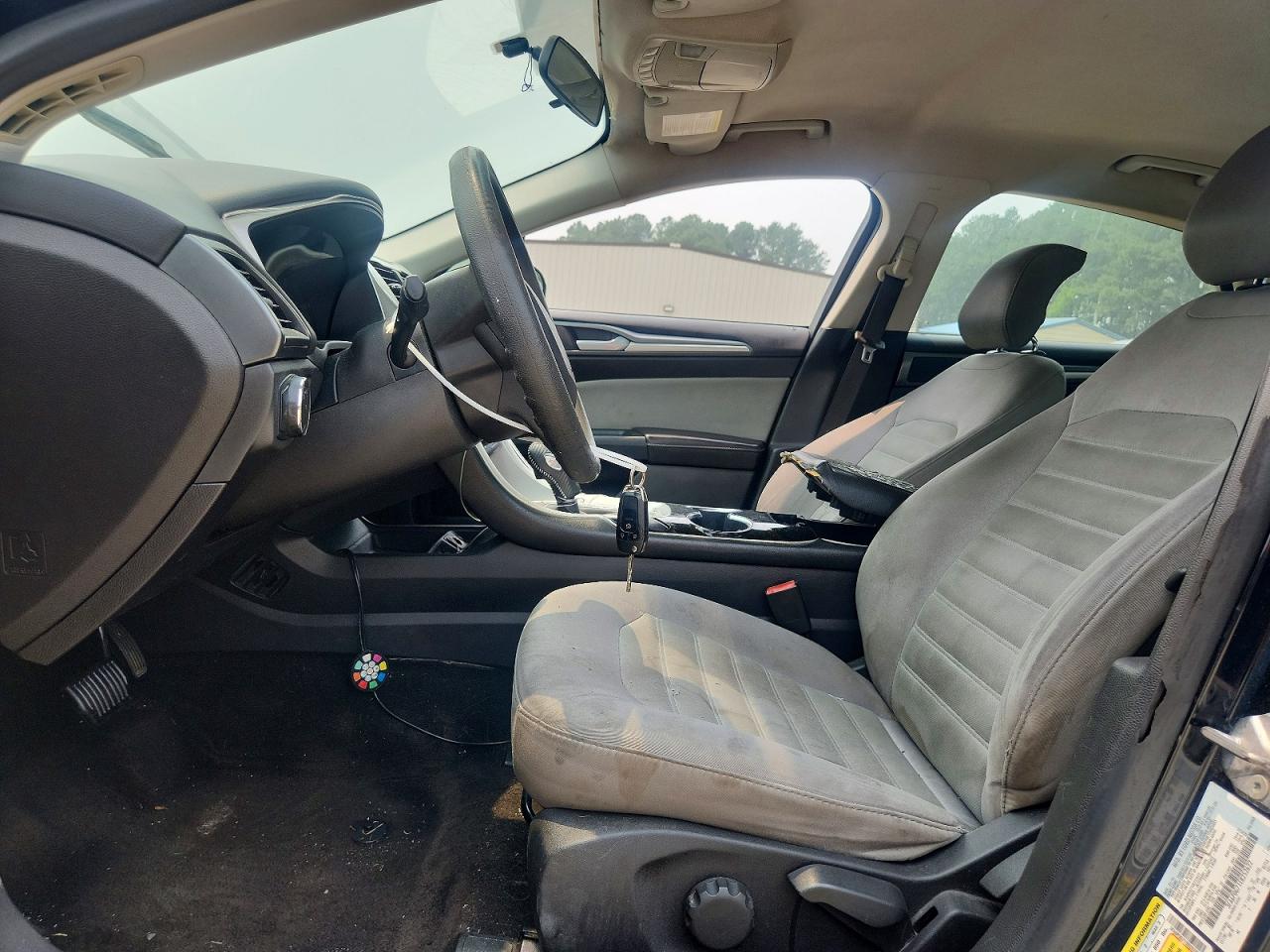 2014 Ford Fusion S Black vin: 3FA6P0G71ER252622