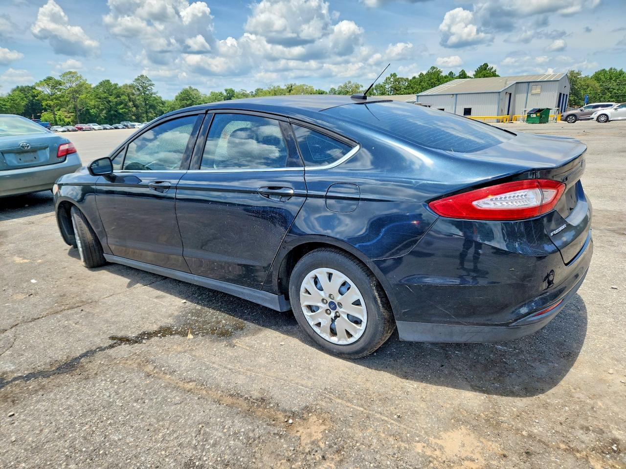 2014 Ford Fusion S Black vin: 3FA6P0G71ER268044