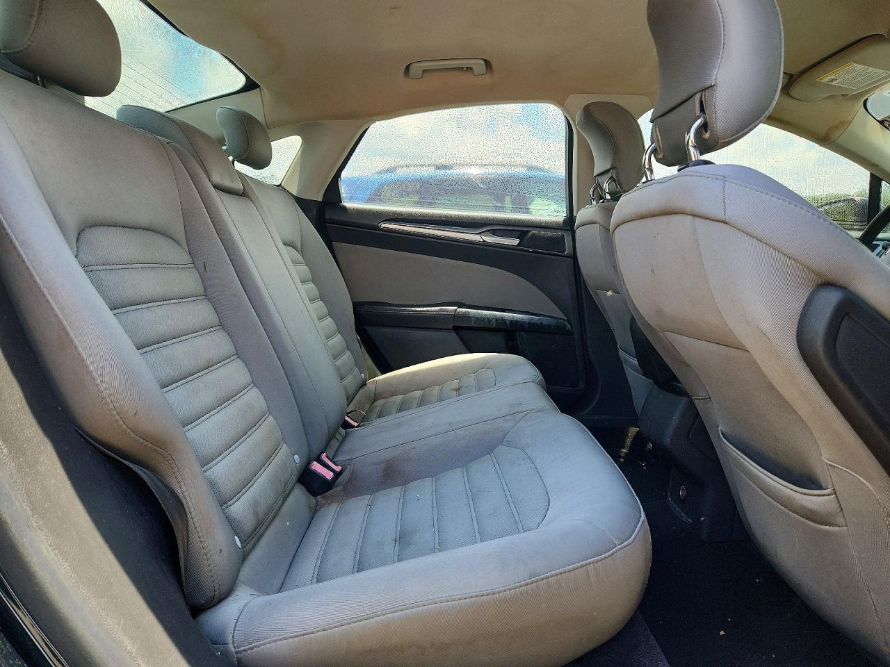 2014 Ford Fusion S Black vin: 3FA6P0G71ER268044
