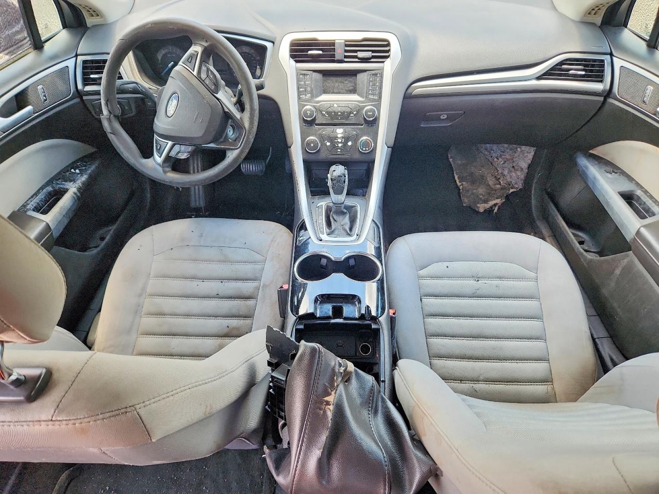 2014 Ford Fusion S Black vin: 3FA6P0G71ER268044