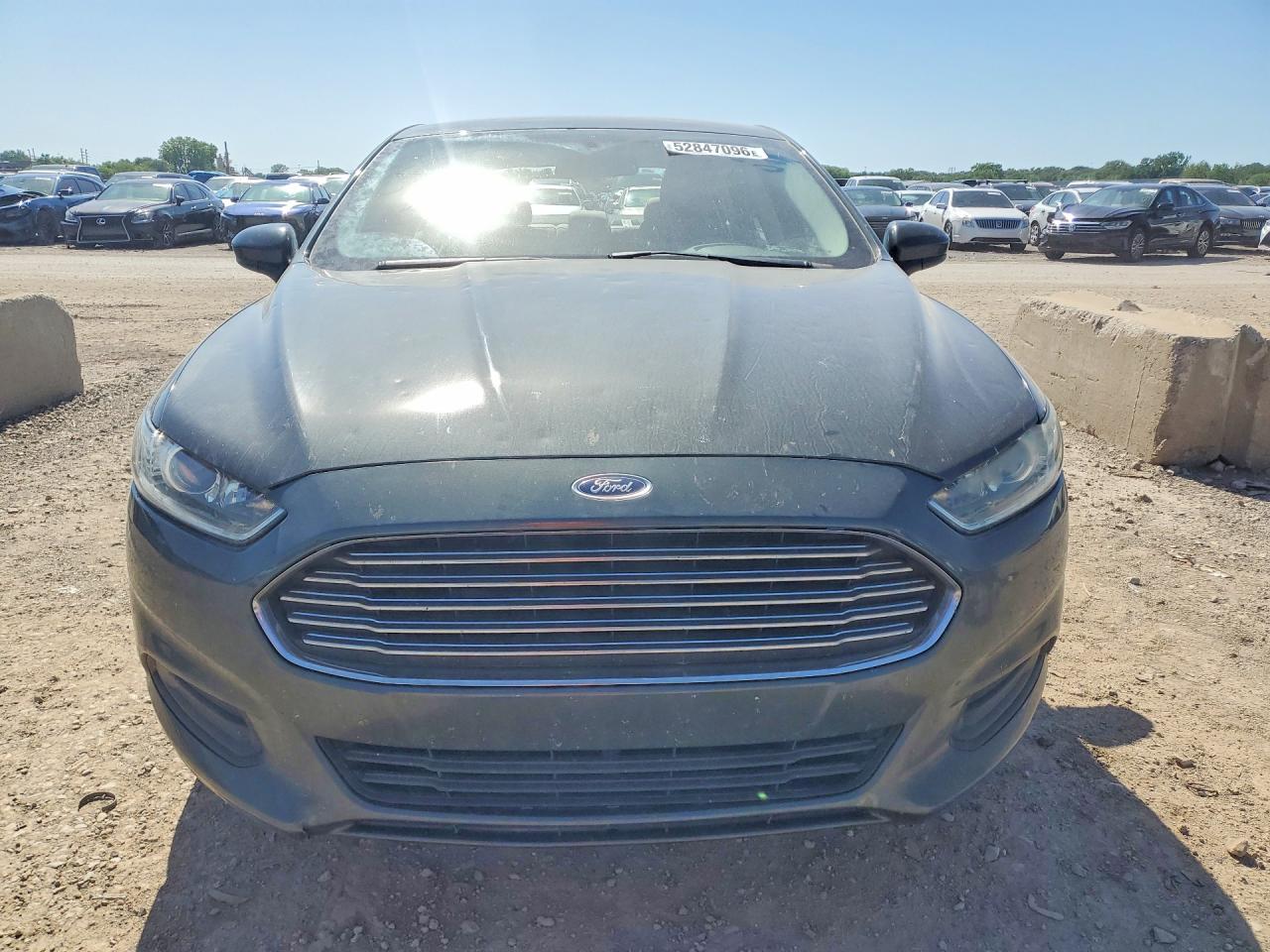 2015 Ford Fusion S Gray vin: 3FA6P0G71FR185098