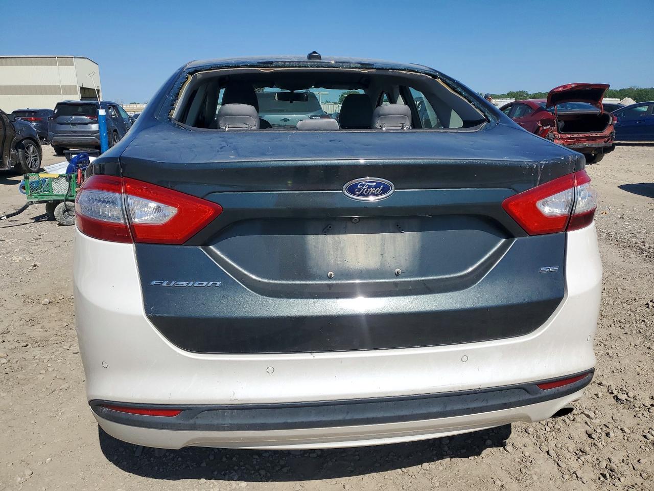 2015 Ford Fusion S Gray vin: 3FA6P0G71FR185098