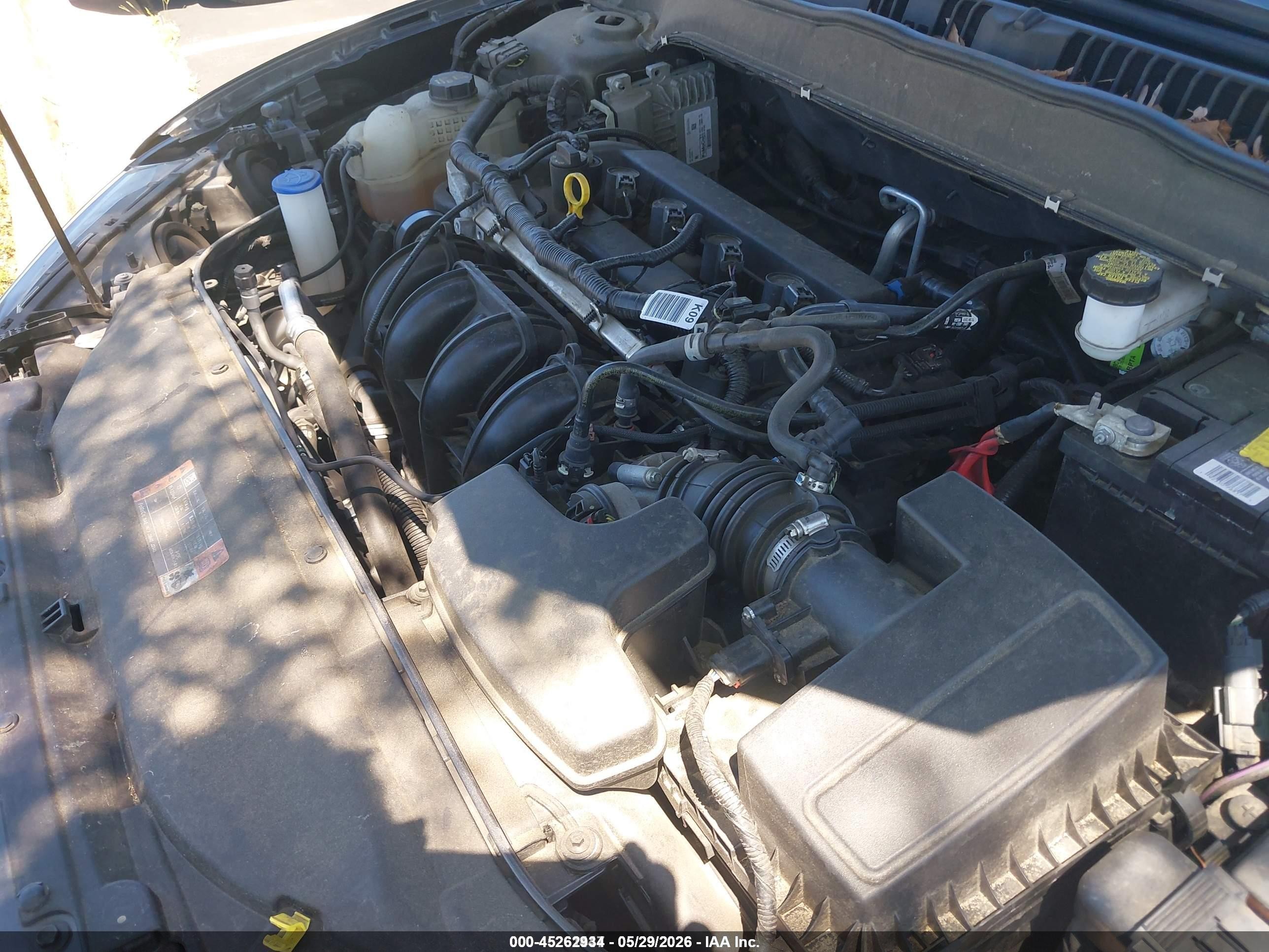 2020 Ford Fusion S Gray vin: 3FA6P0G71LR196694