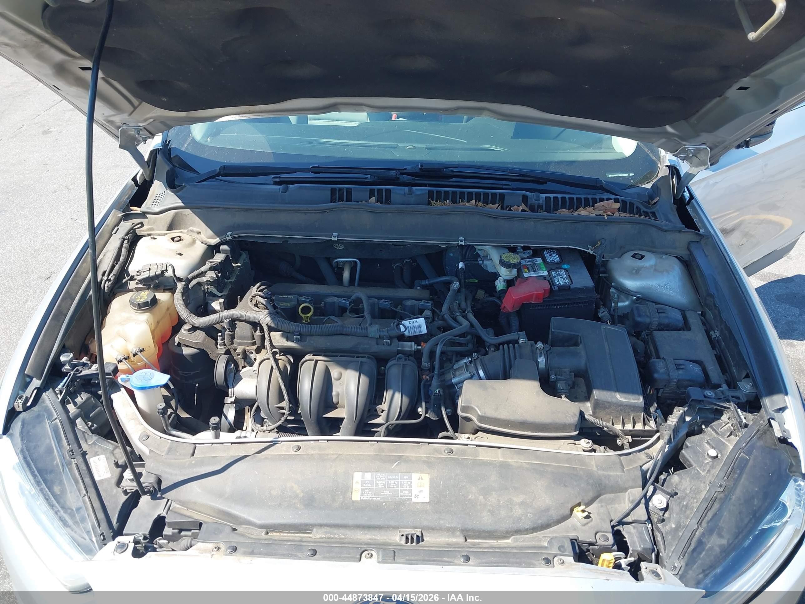 2013 Ford Fusion S Silver vin: 3FA6P0G72DR158554