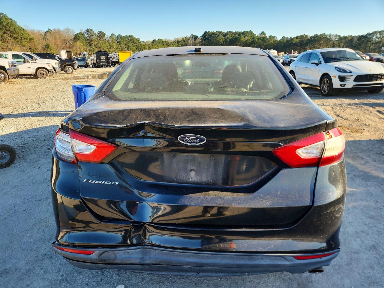 2013 Ford Fusion S Black vin: 3FA6P0G72DR361153