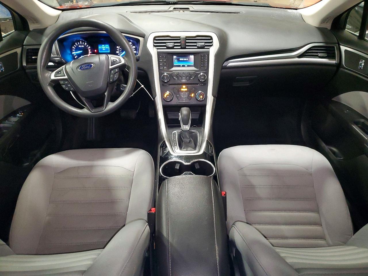 2014 Ford Fusion S Red vin: 3FA6P0G72ER264522