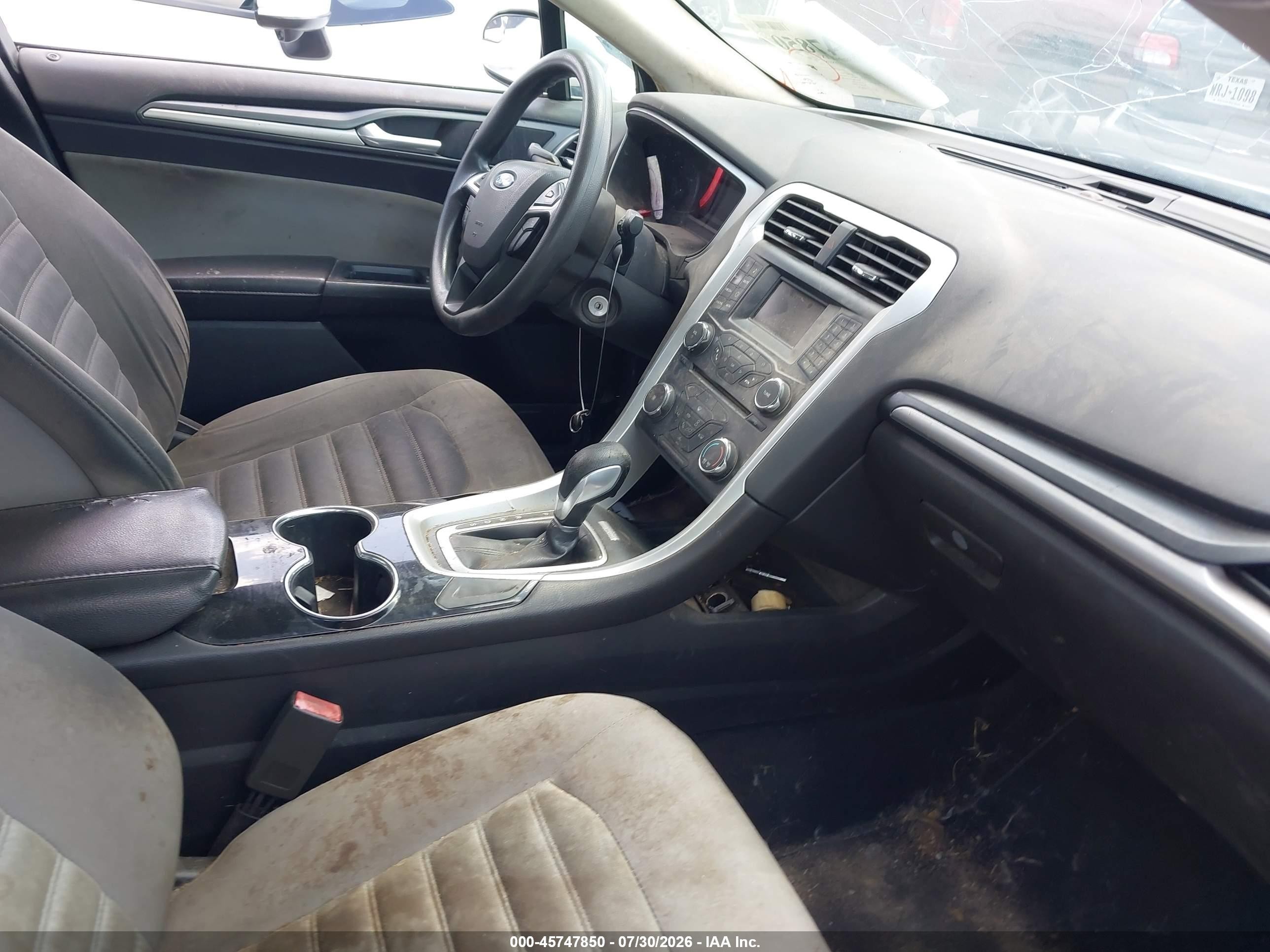 2014 Ford Fusion S Silver vin: 3FA6P0G72ER318563