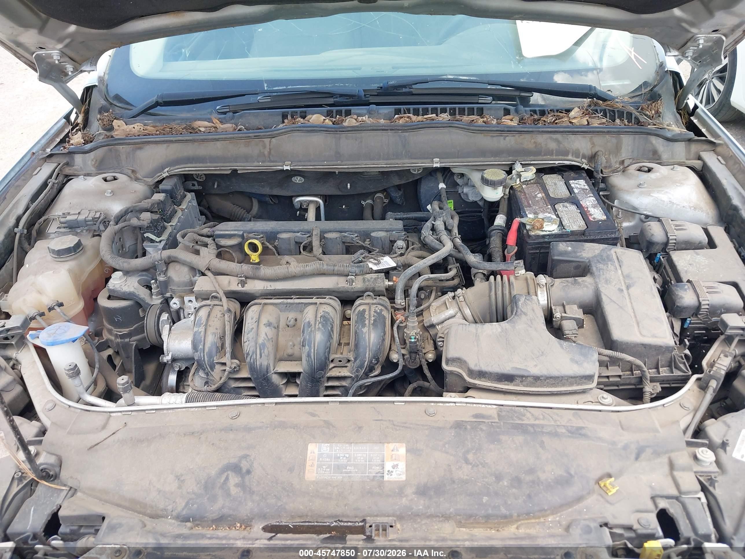 2014 Ford Fusion S Silver vin: 3FA6P0G72ER318563