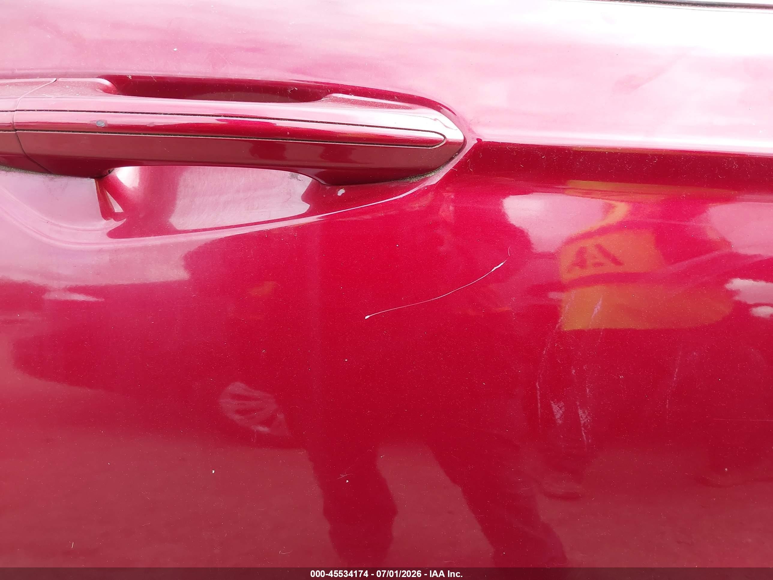 2014 Ford Fusion S Red vin: 3FA6P0G72ER397362