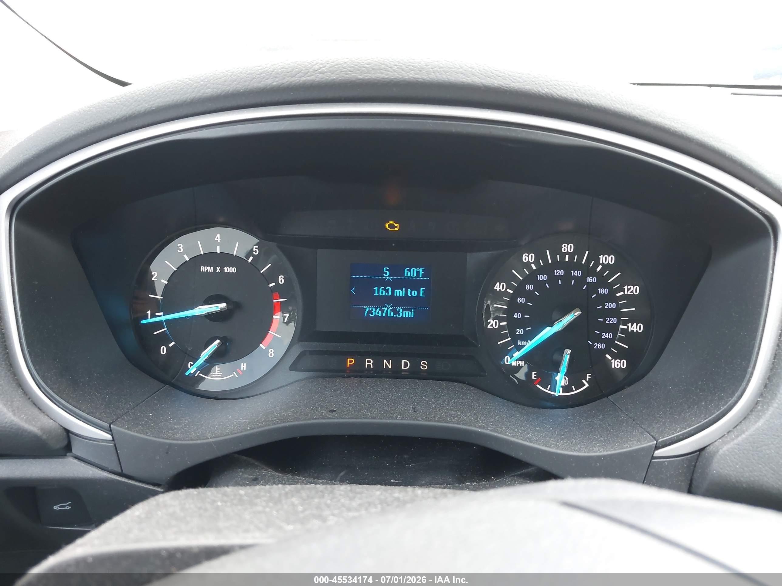2014 Ford Fusion S Red vin: 3FA6P0G72ER397362