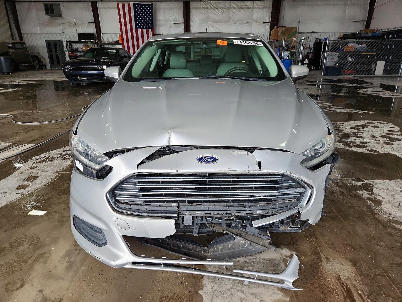 2015 Ford Fusion S Silver vin: 3FA6P0G72FR224748