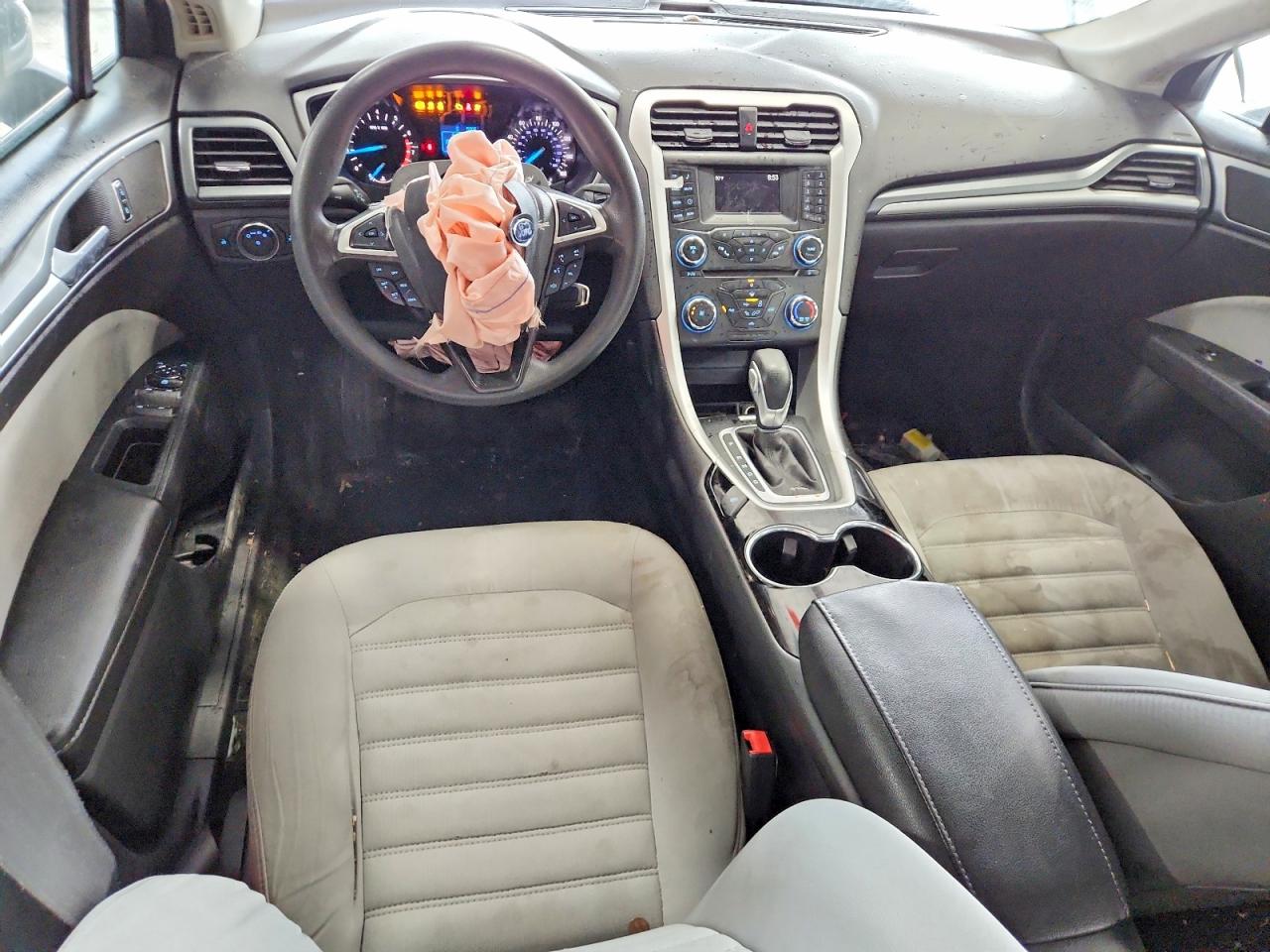 2015 Ford Fusion S Silver vin: 3FA6P0G72FR224748